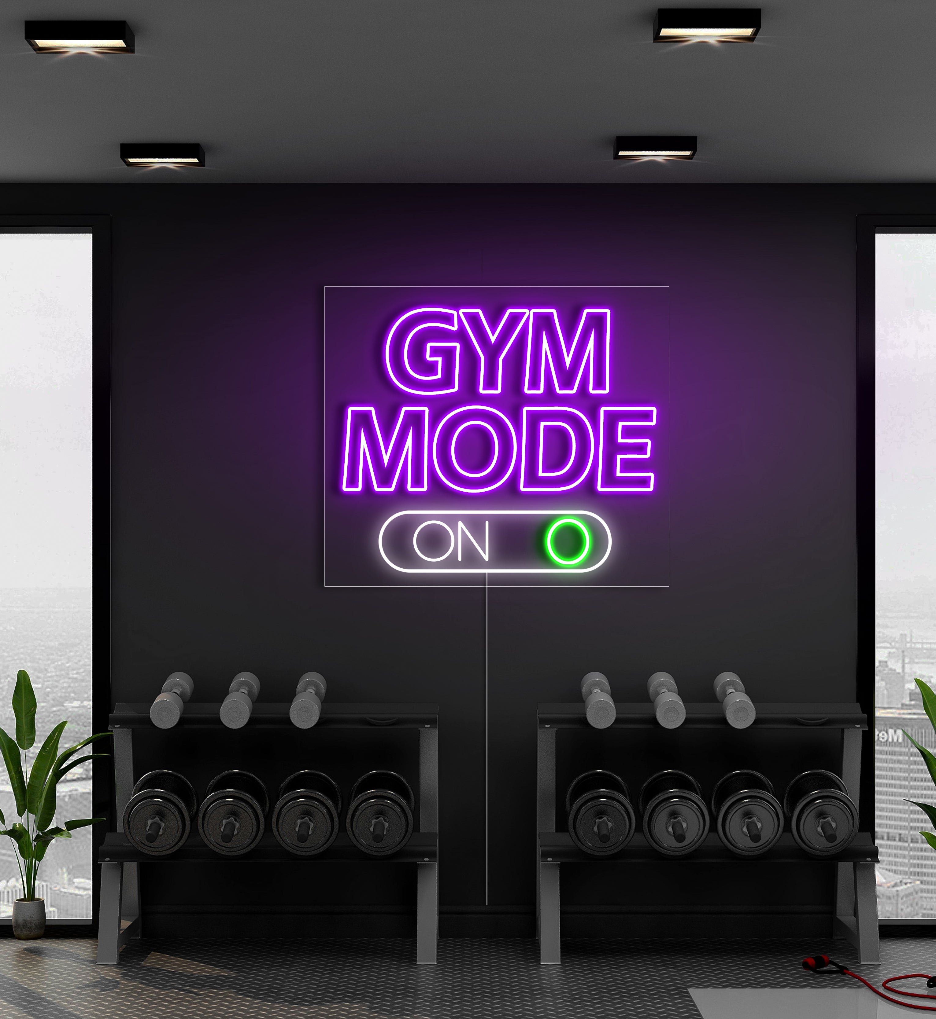 Gym Mode LED Neon Sign