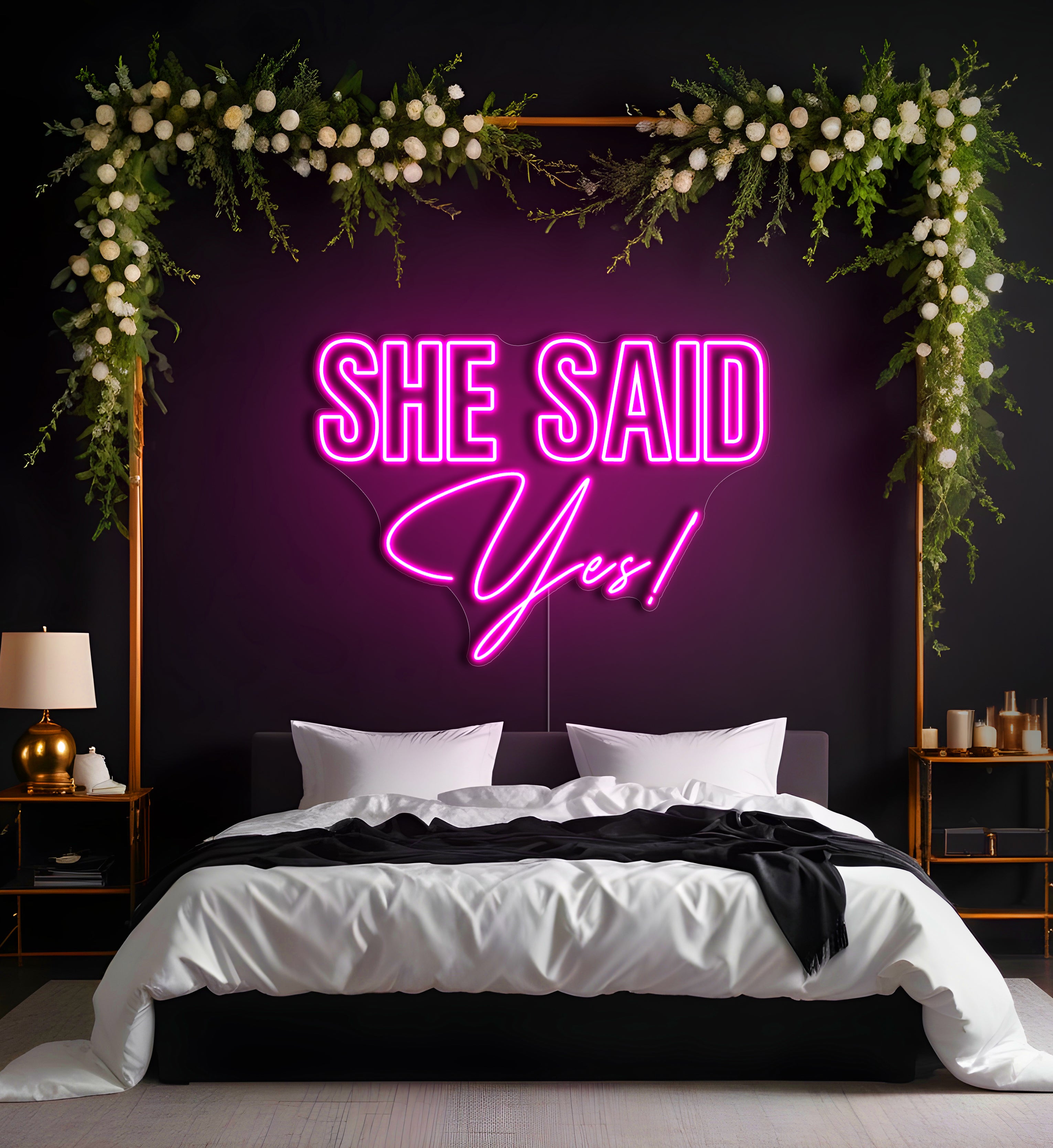 She Said Yes! LED Neon Sign