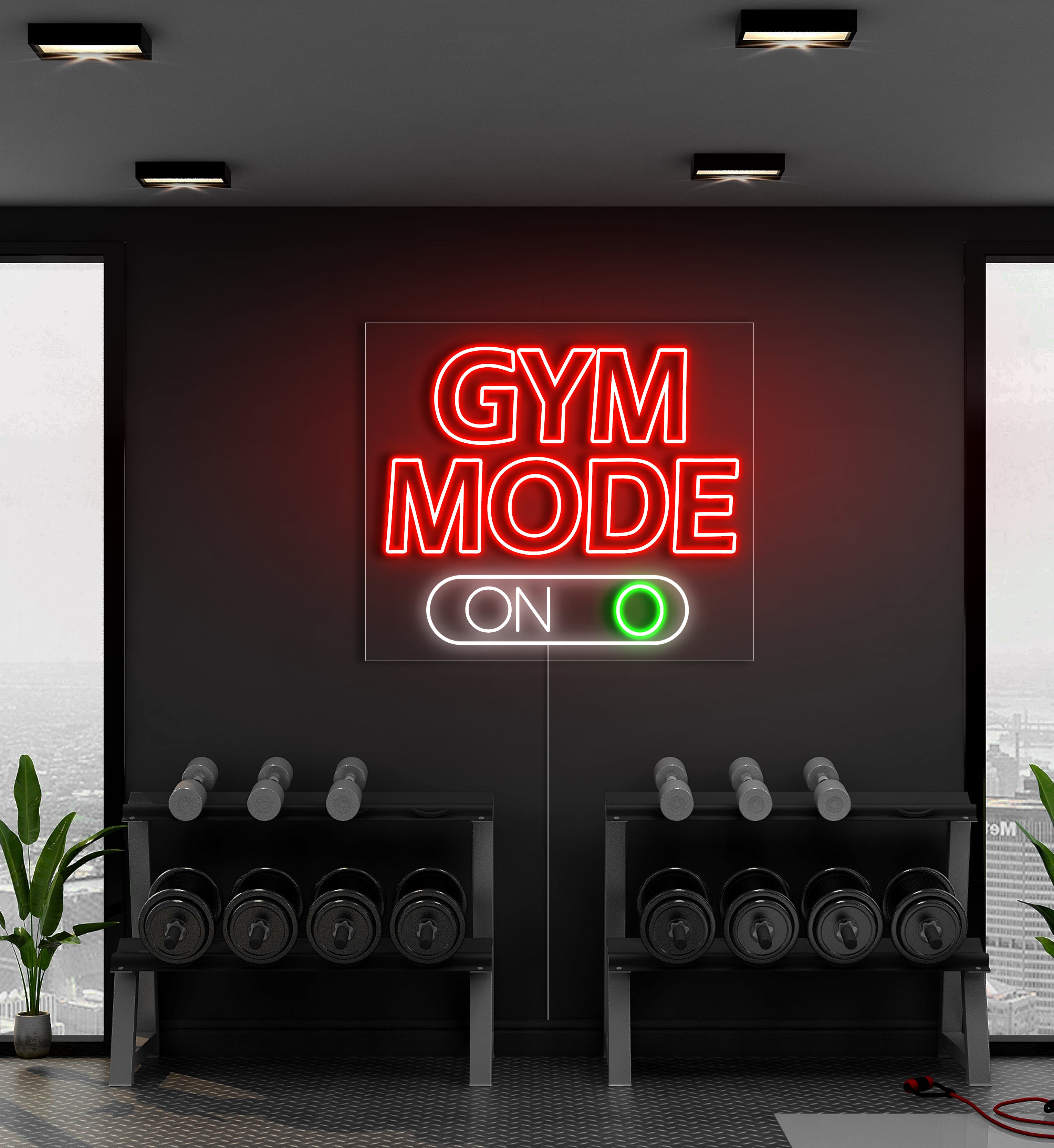 Gym Mode LED Neon Sign