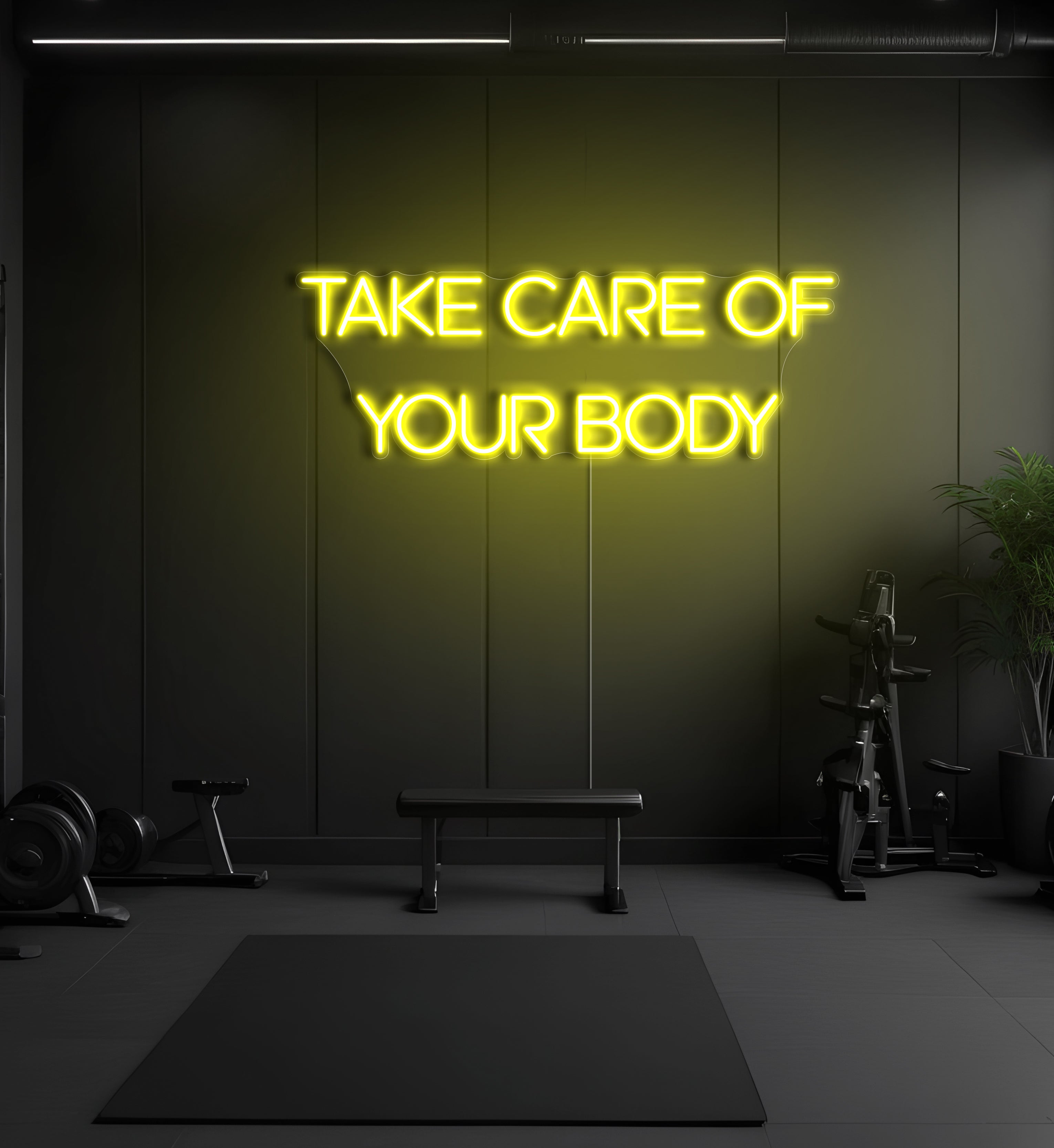 Take Care Of Your Body LED Neon Sign