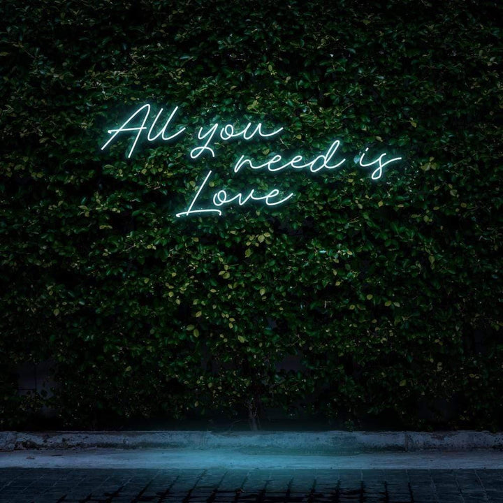 All You Need Is Love LED Neon Sign