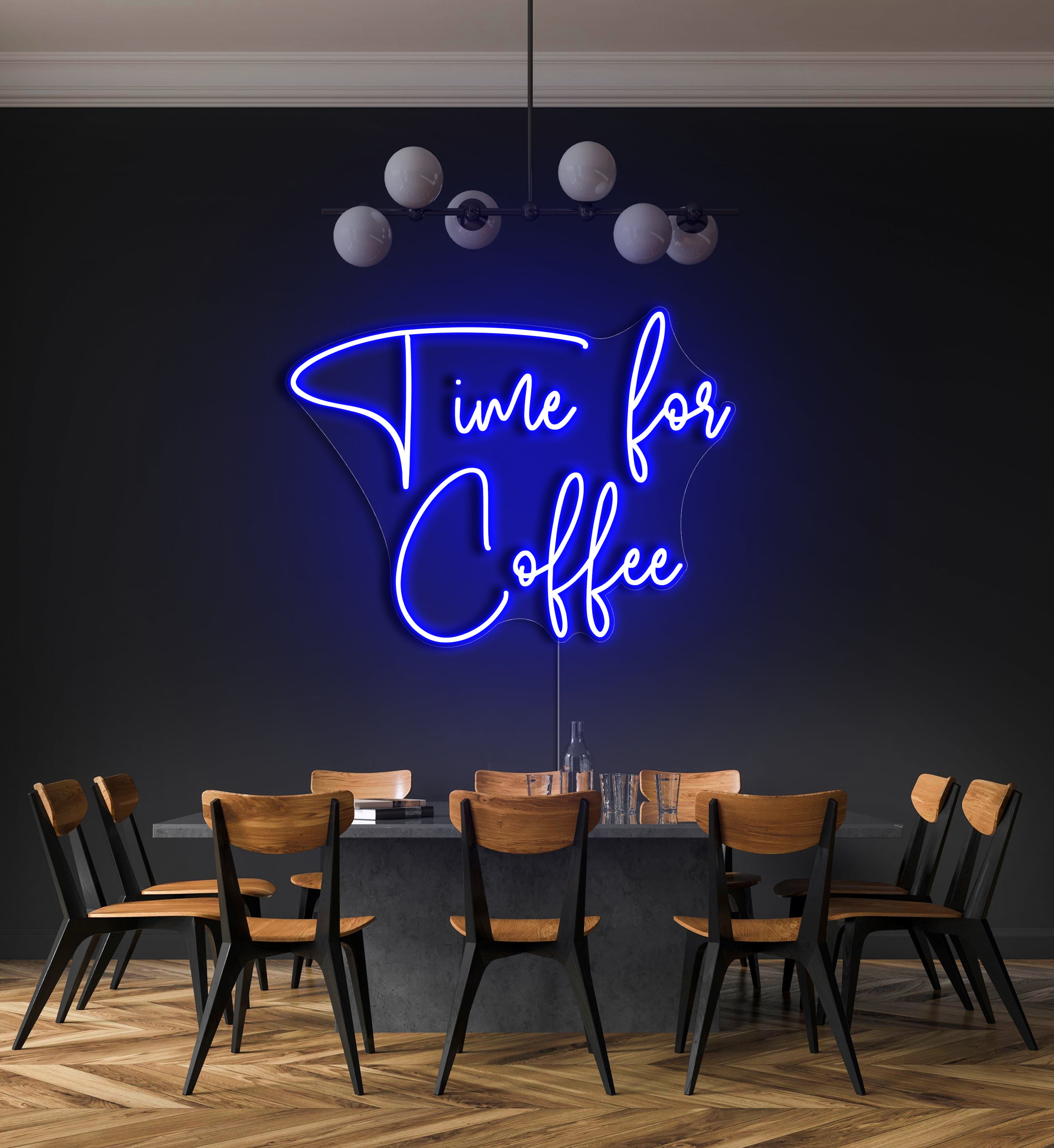 Time For Coffee LED Neon Sign