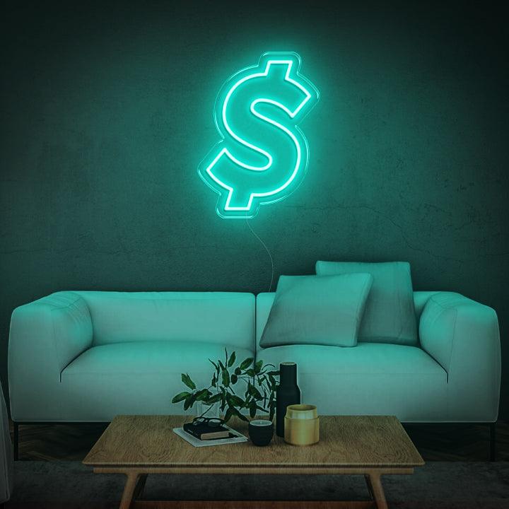 Dollar Sign LED Neon Sign