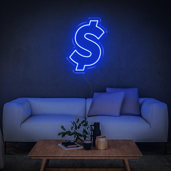 Dollar Sign LED Neon Sign