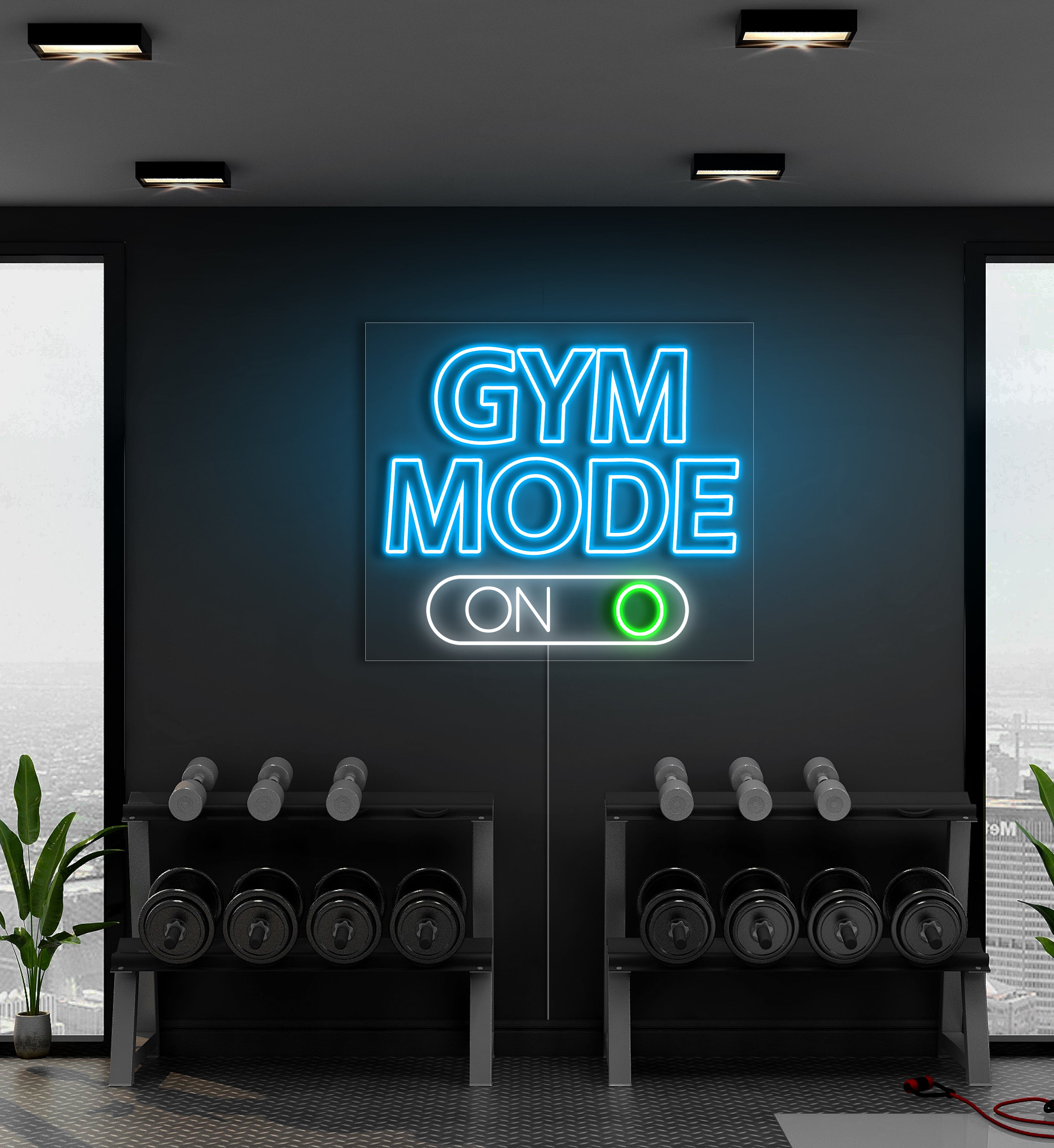 Gym Mode LED Neon Sign