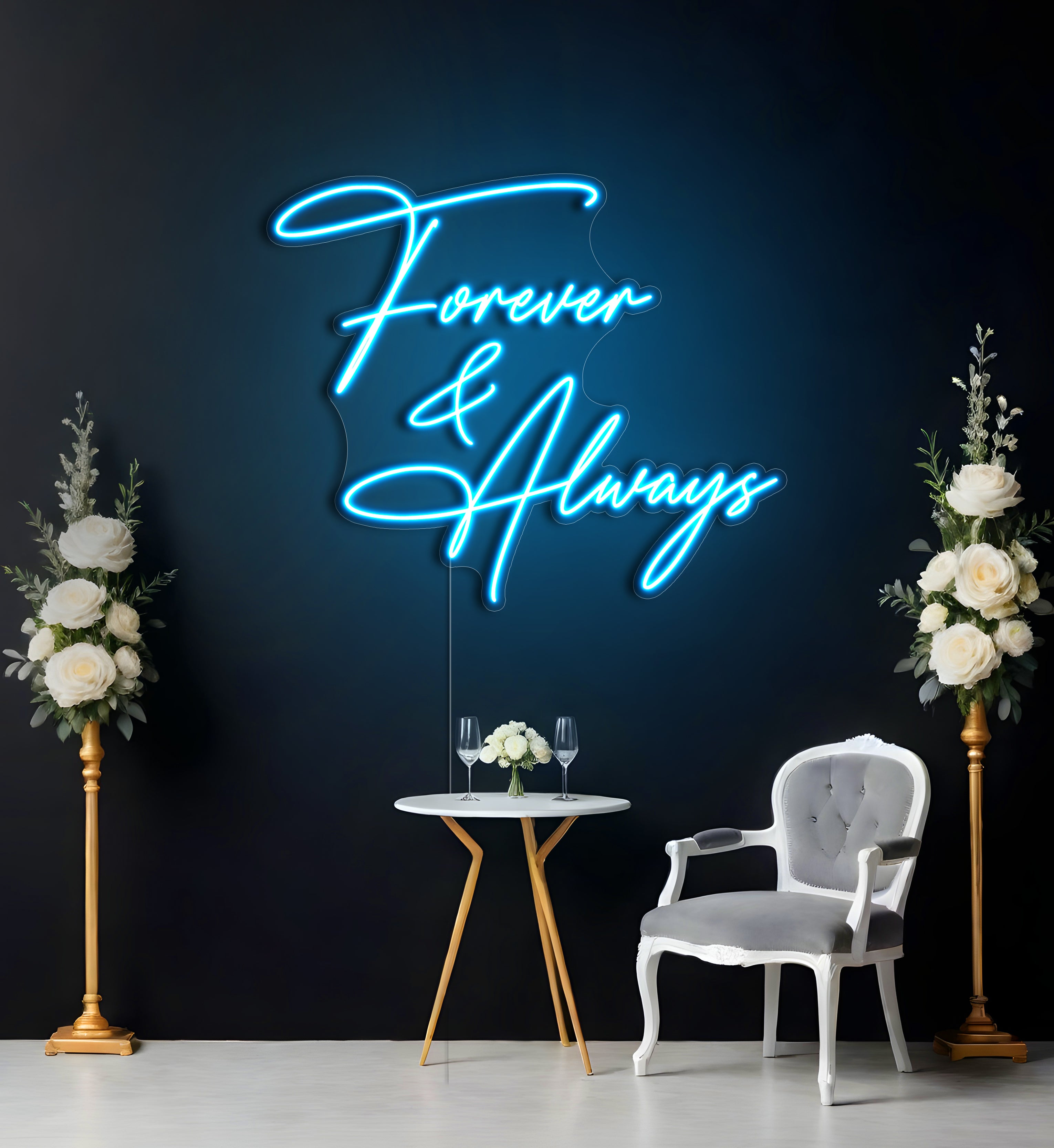 Forever & Always LED Neon Sign