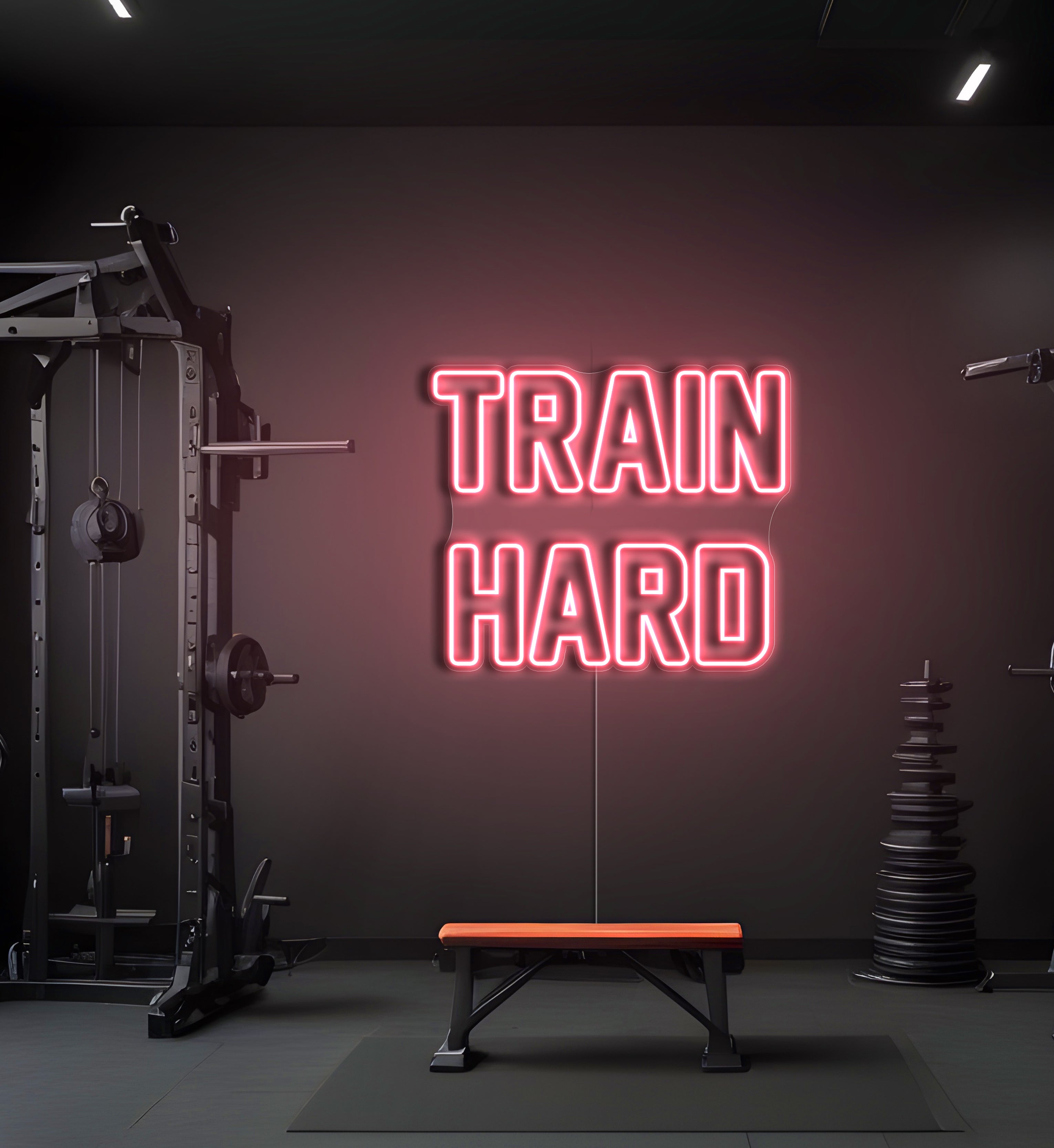 Train Hard LED Neon Sign