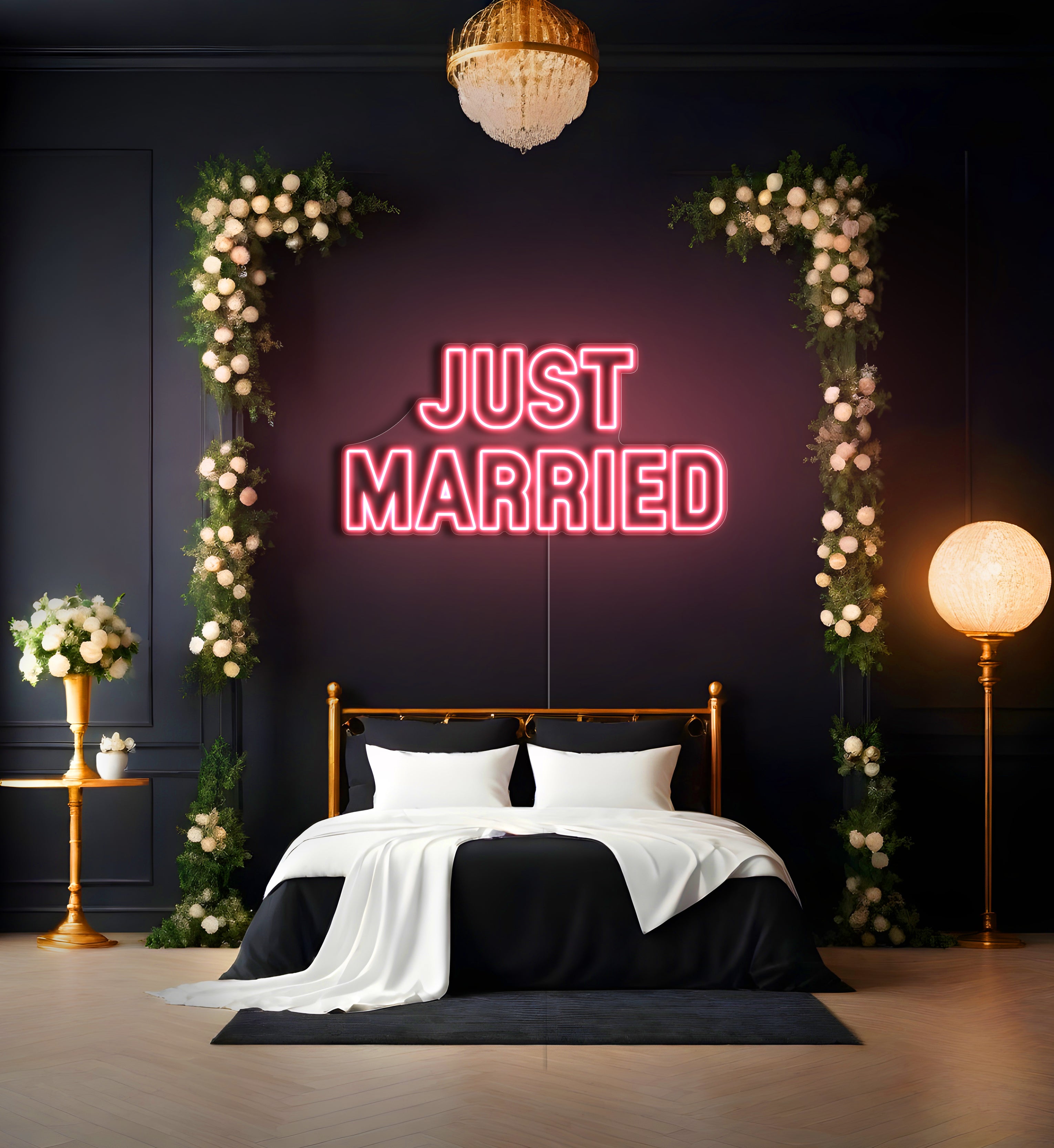 Just Married LED Neon Sign