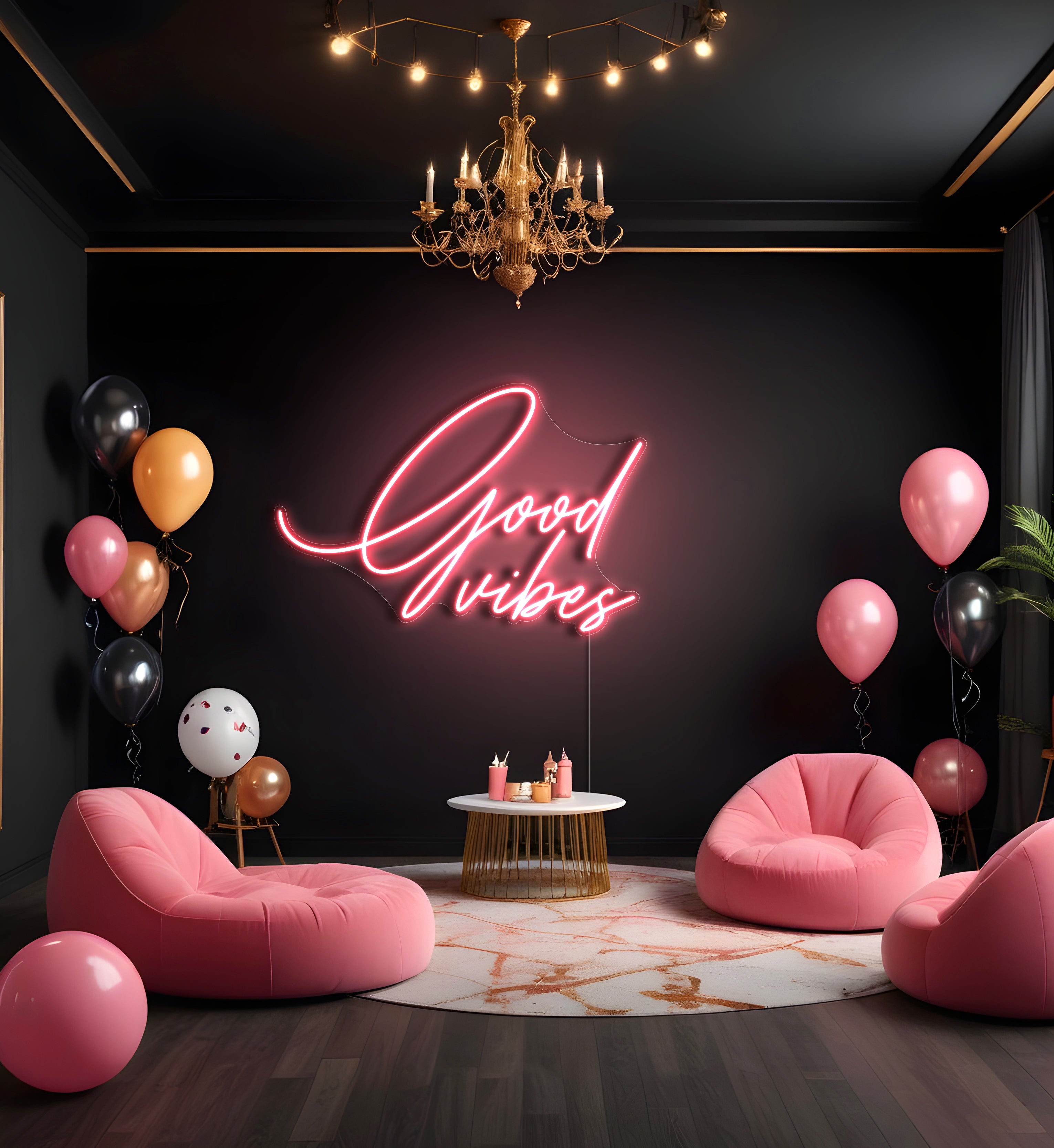 Good Vibes LED Neon Sign