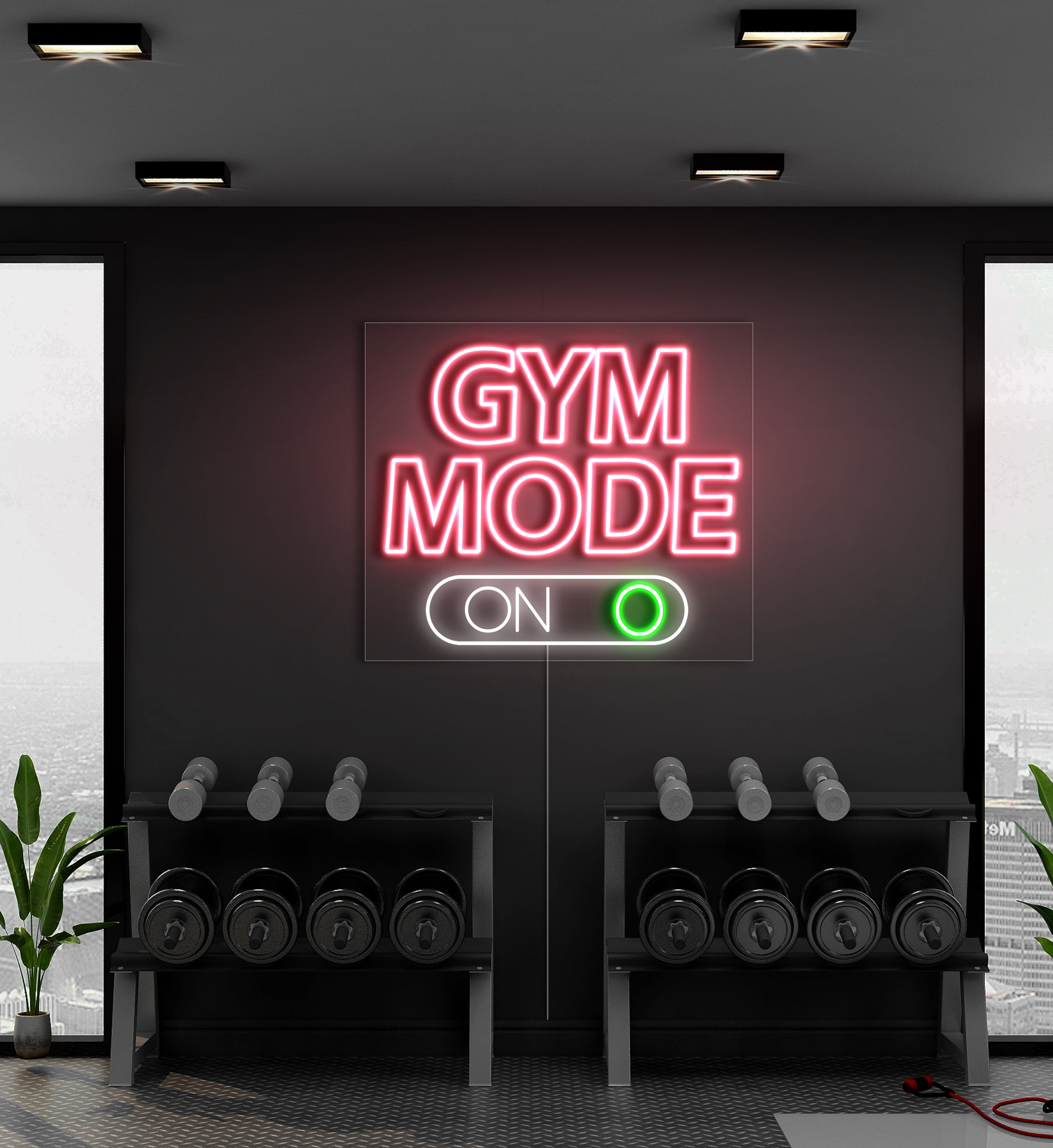 Gym Mode LED Neon Sign