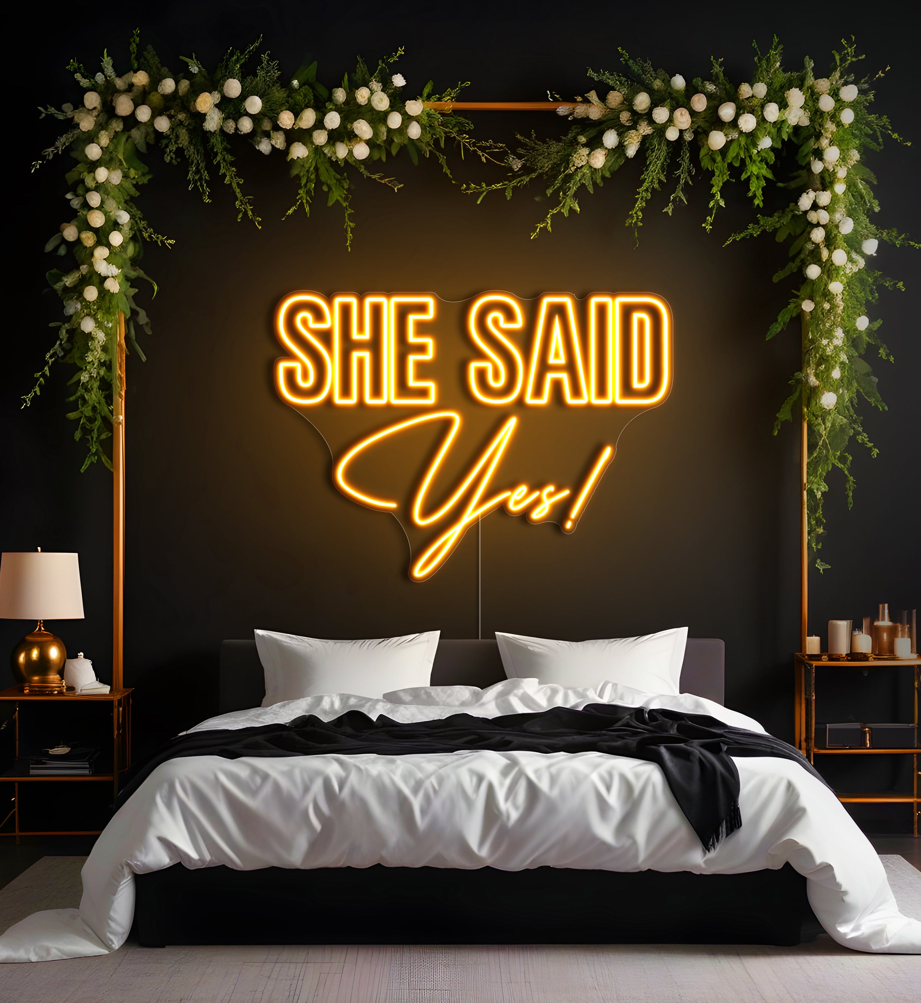 She Said Yes! LED Neon Sign