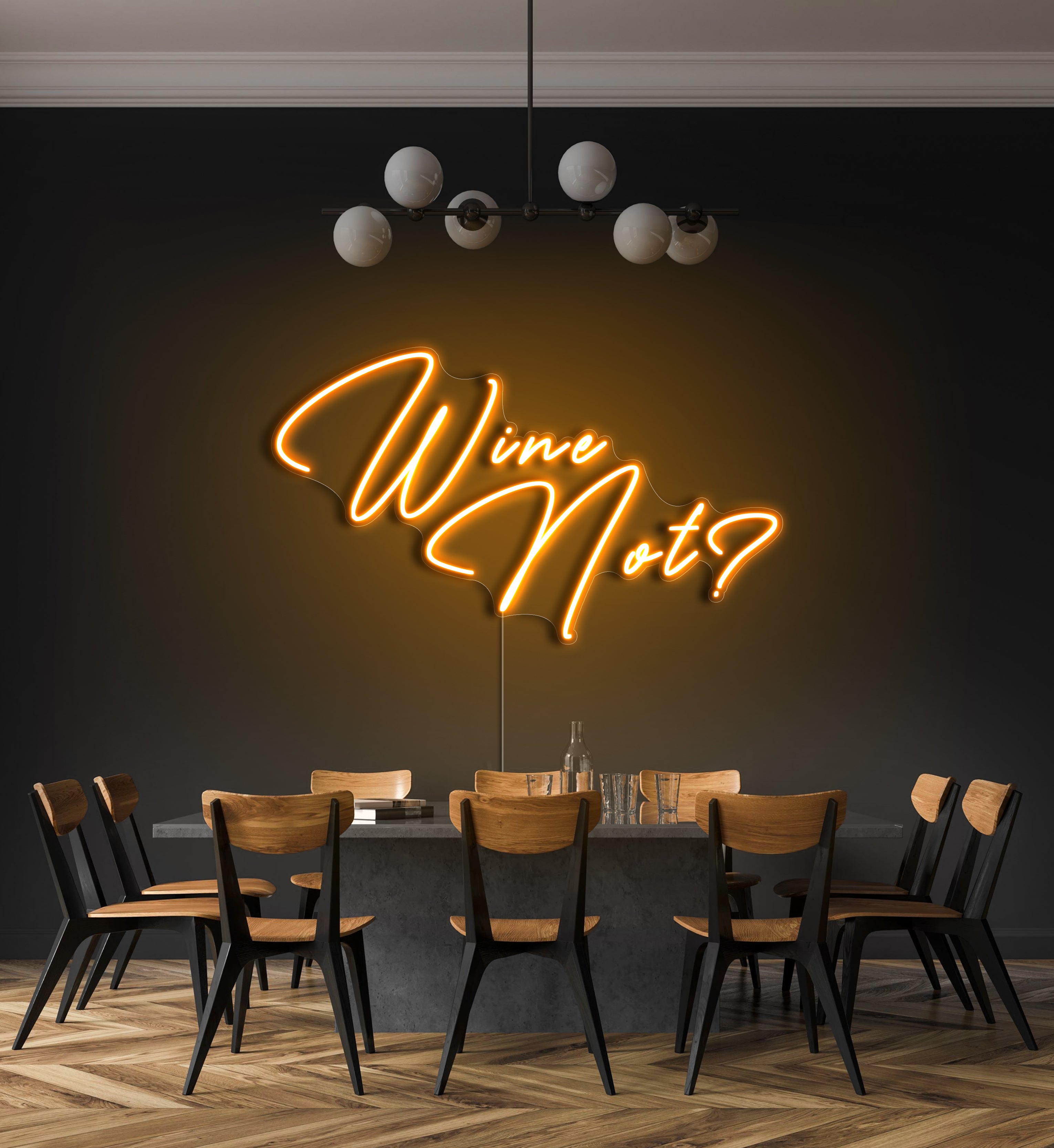 Wine Not? LED Neon Sign