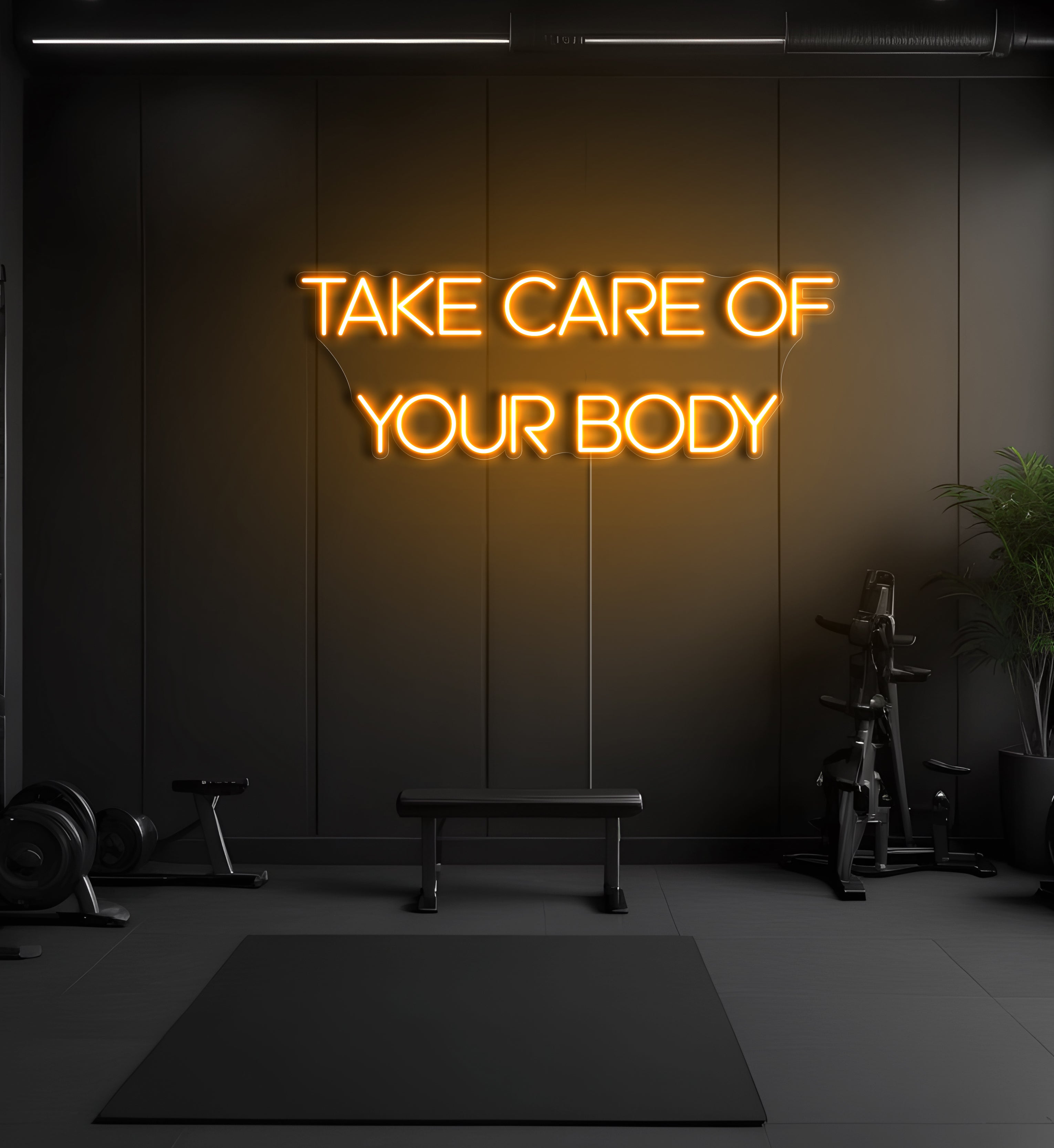 Take Care Of Your Body LED Neon Sign