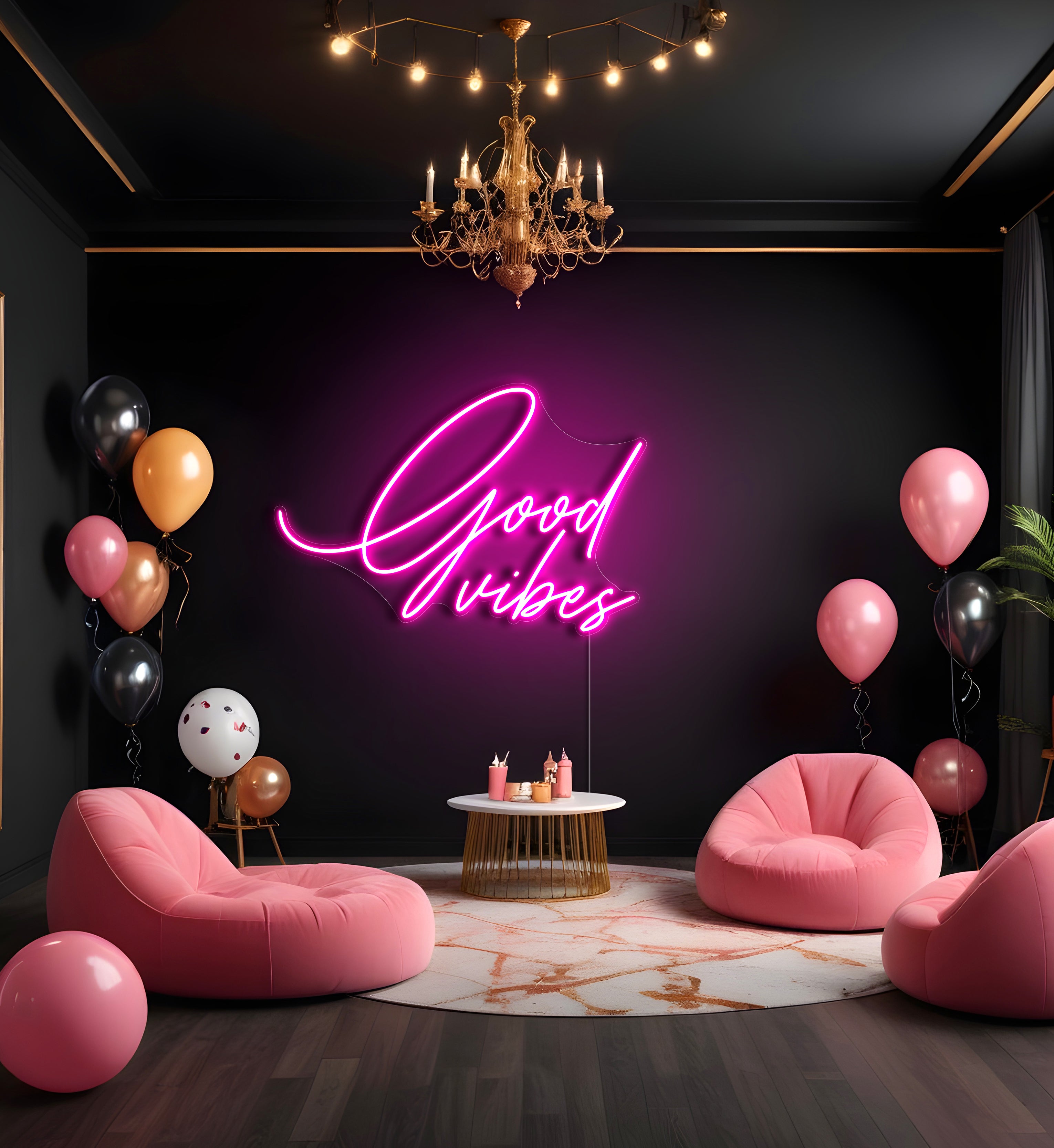 Good Vibes LED Neon Sign