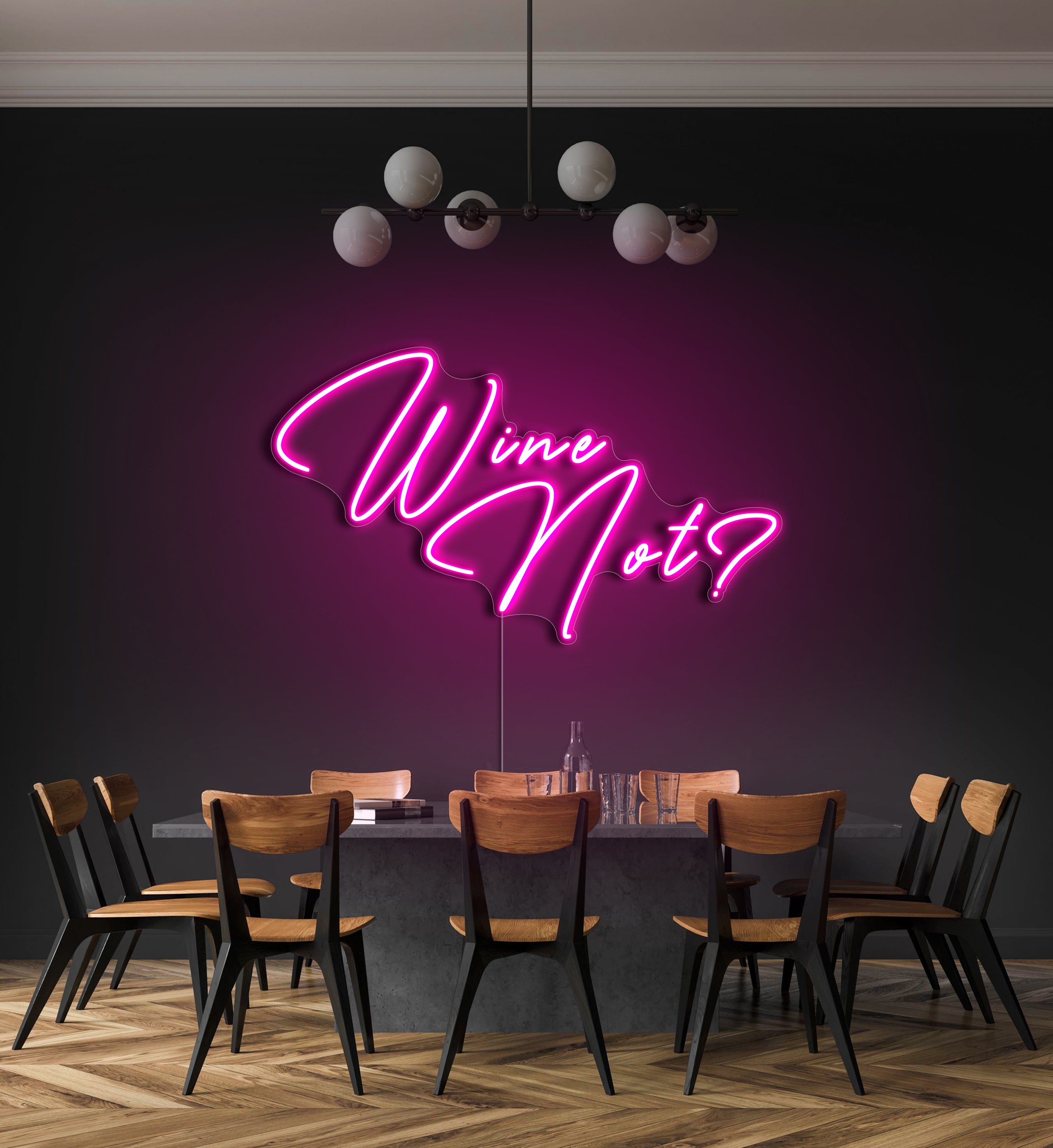 Wine Not? LED Neon Sign