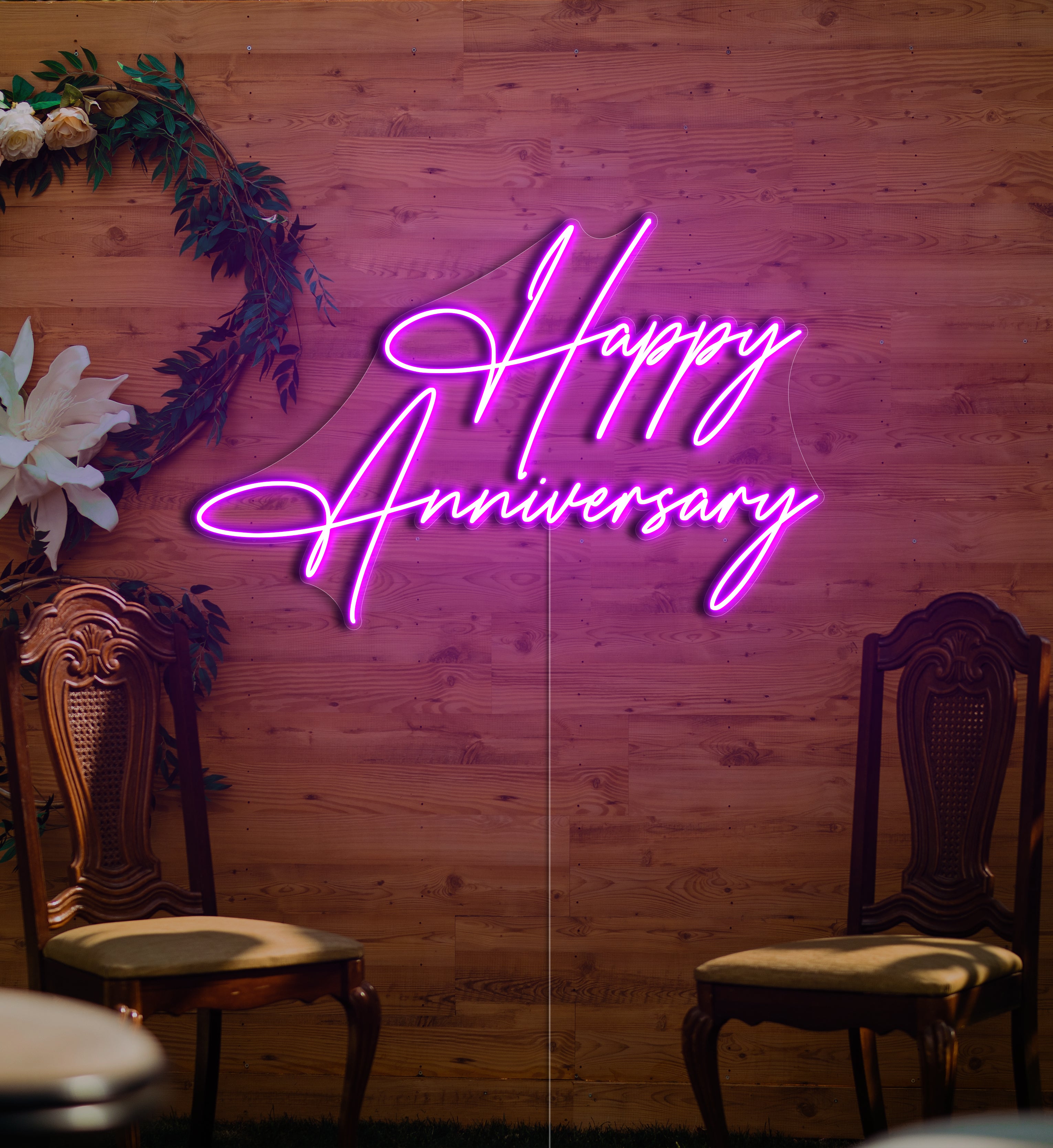 Happy Anniversary LED Neon Sign