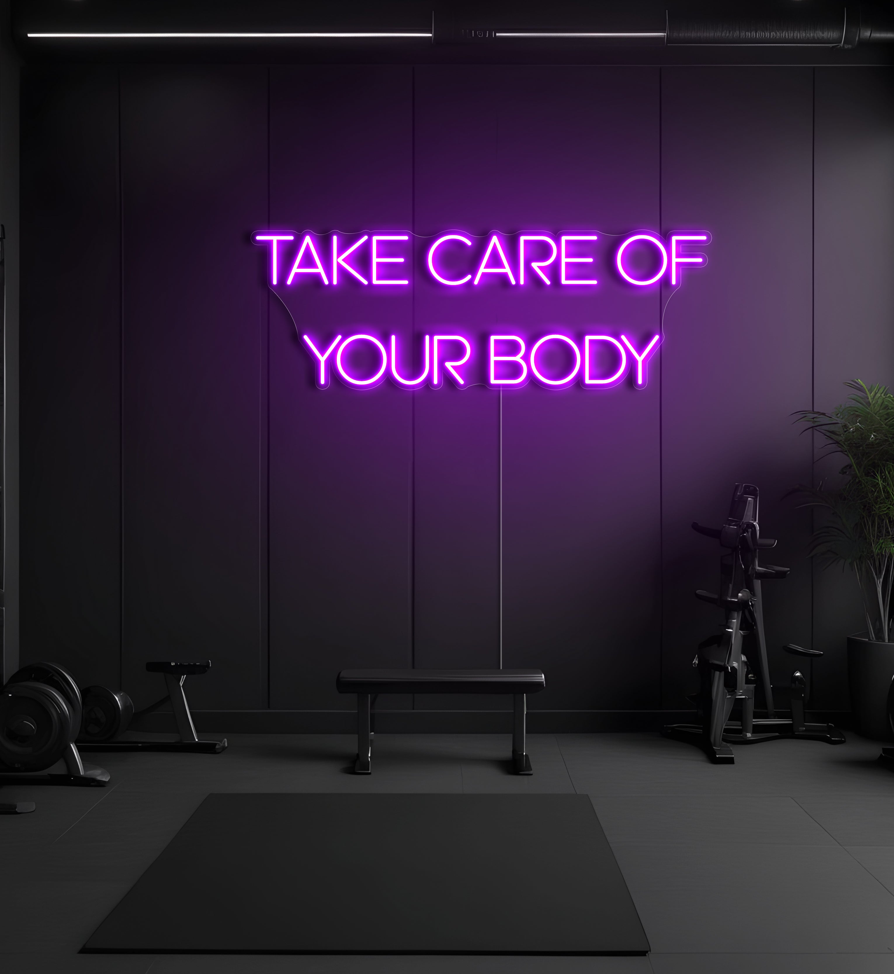 Take Care Of Your Body LED Neon Sign