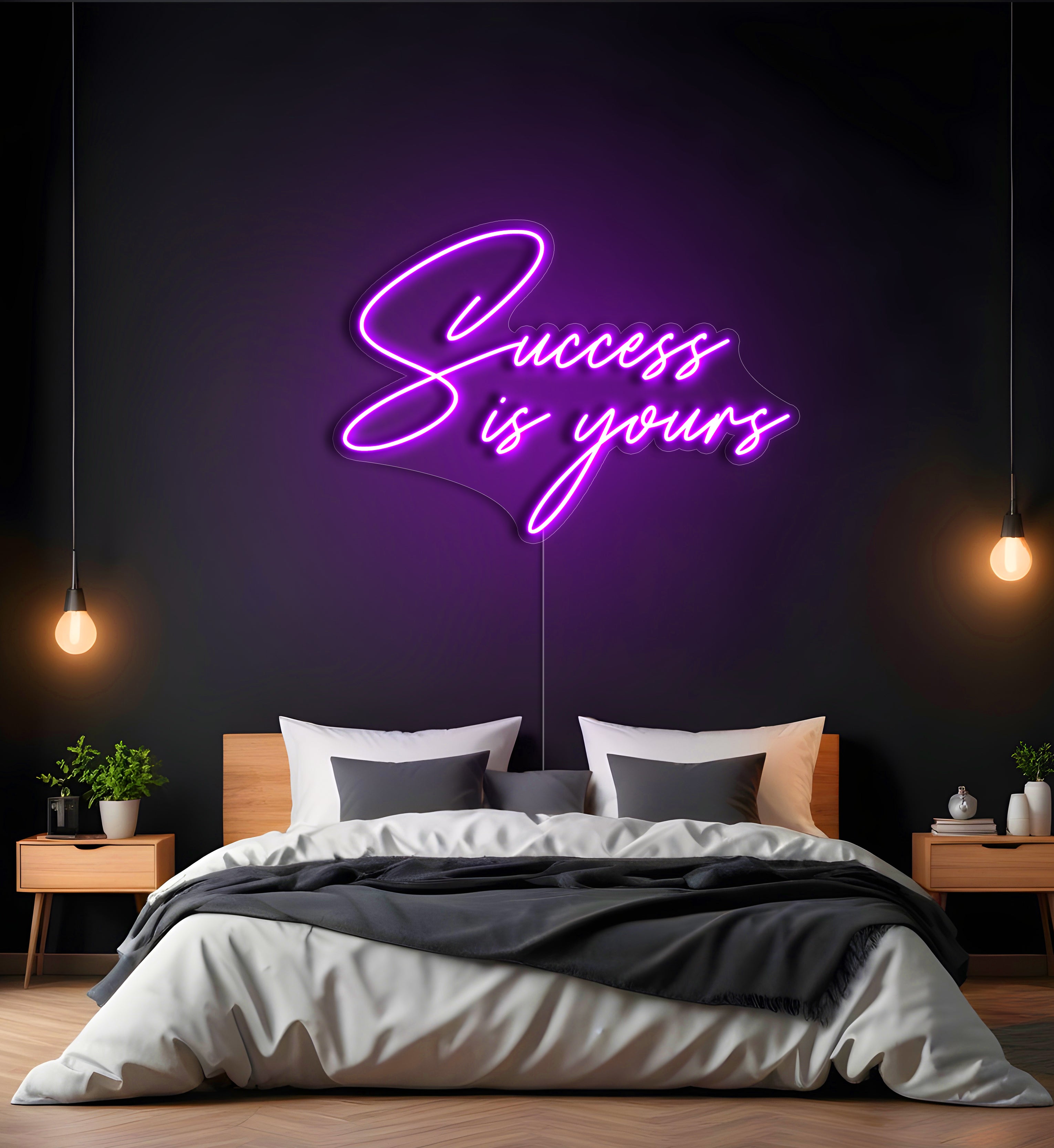 Success Is Yours LED Neon Sign