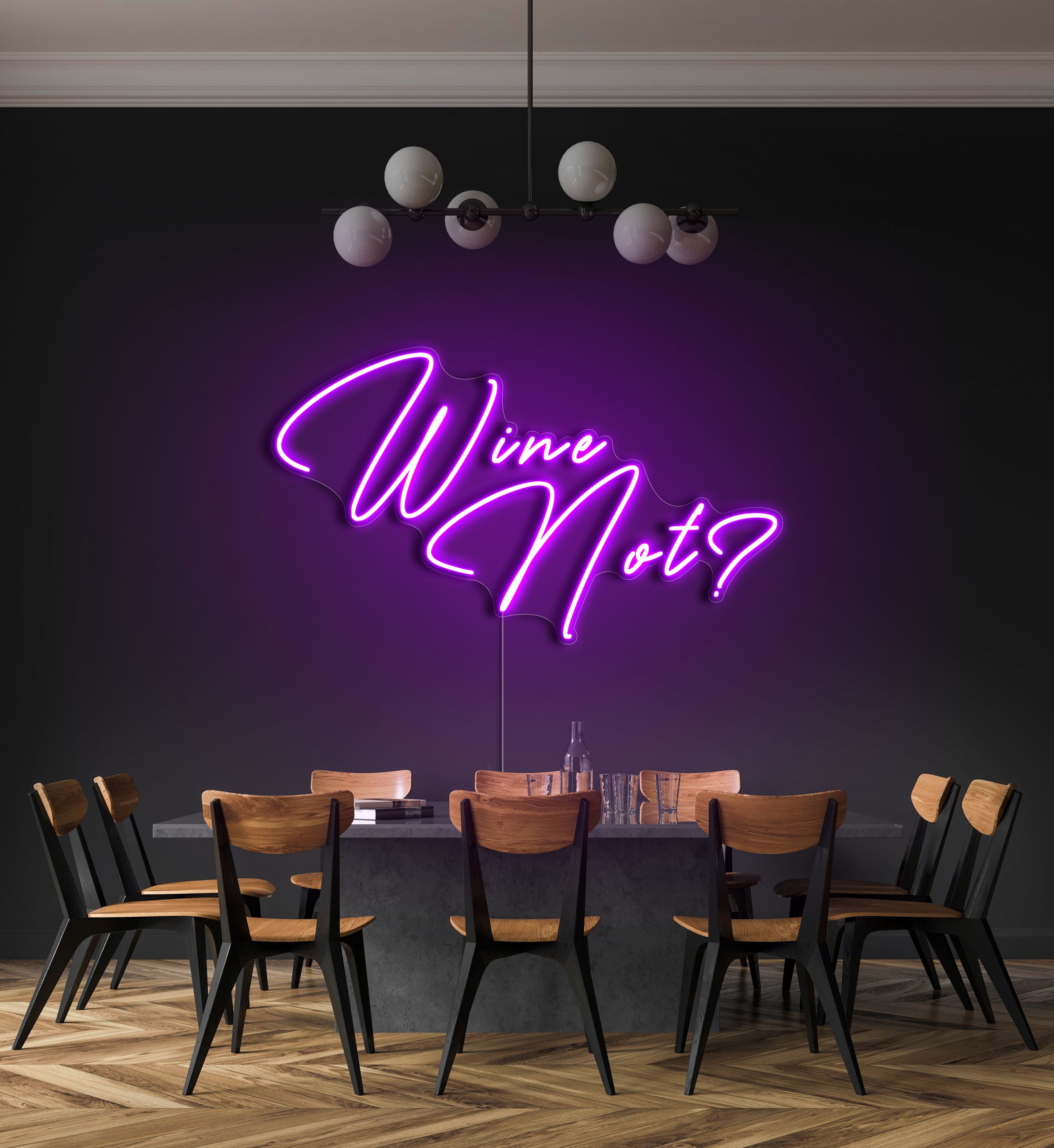 Wine Not? LED Neon Sign
