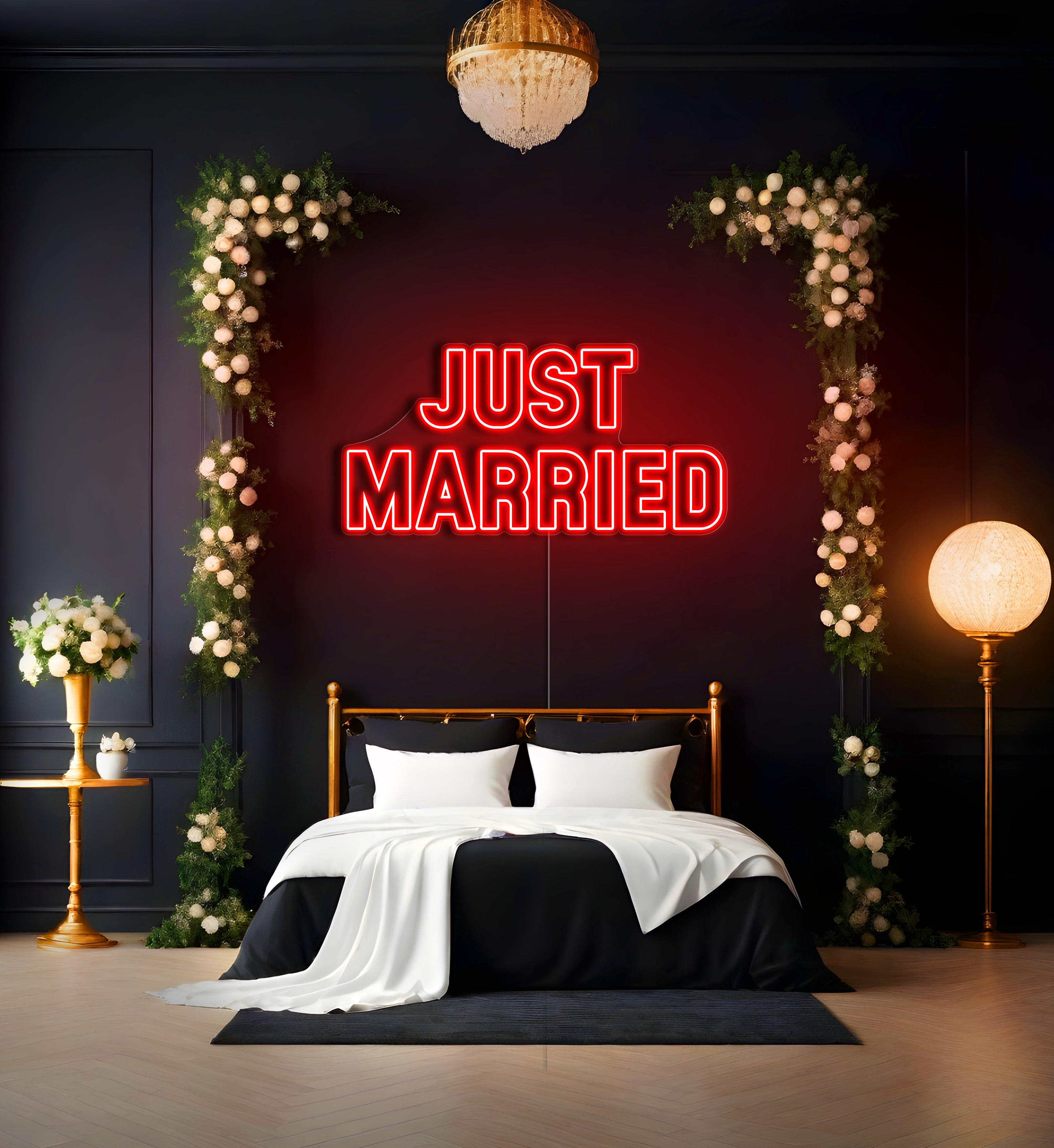 Just Married LED Neon Sign