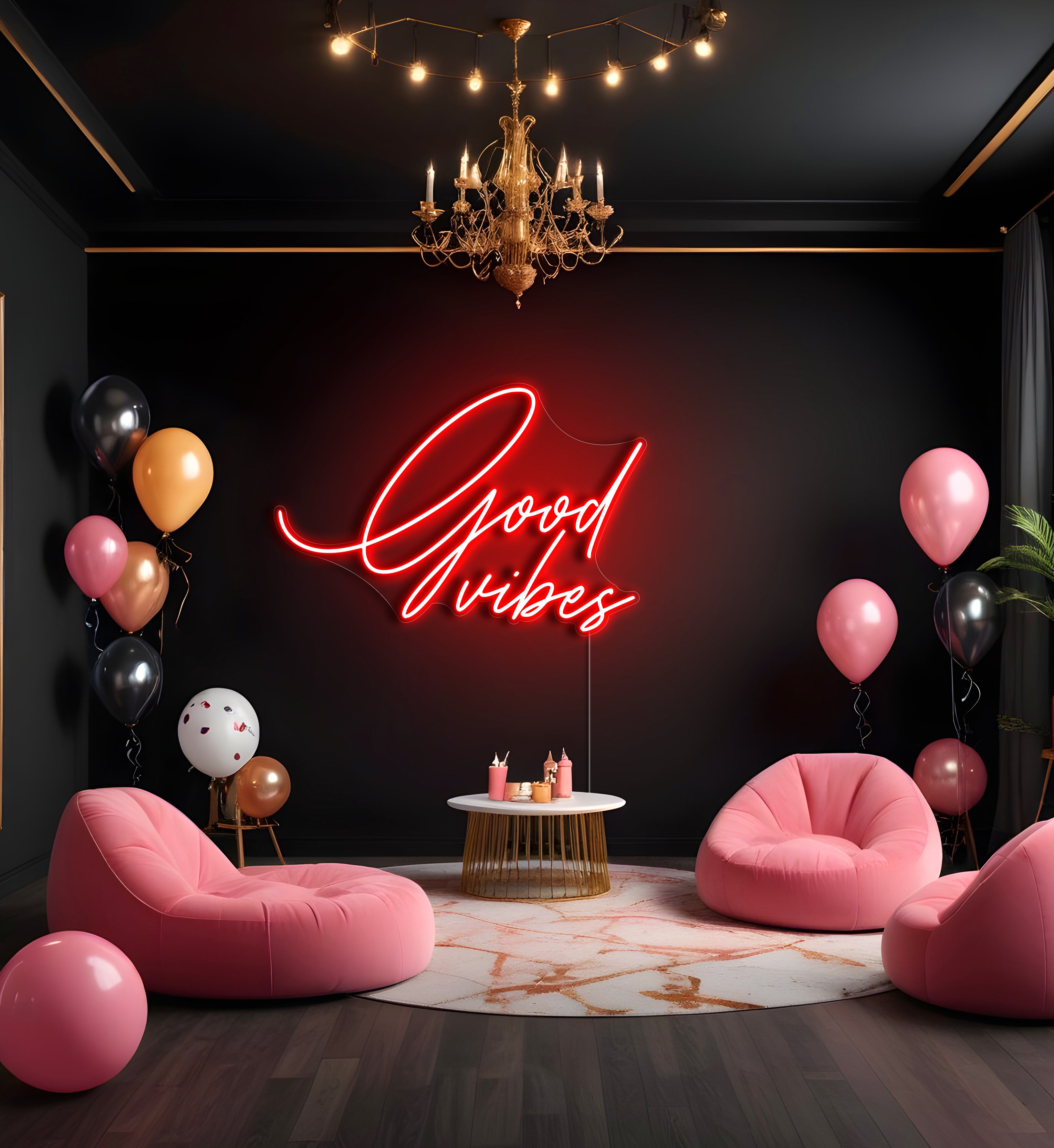 Good Vibes LED Neon Sign