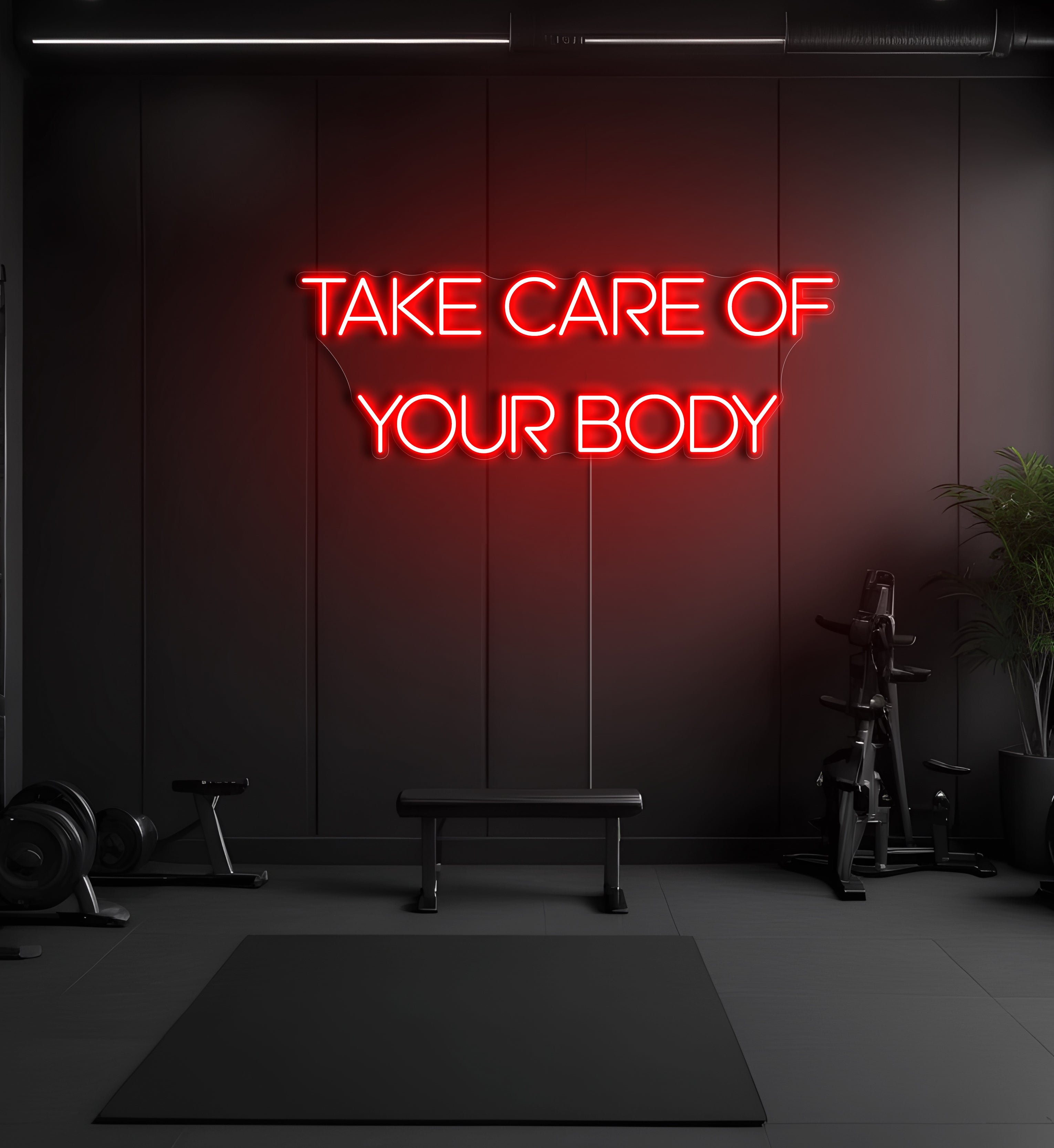 Take Care Of Your Body LED Neon Sign