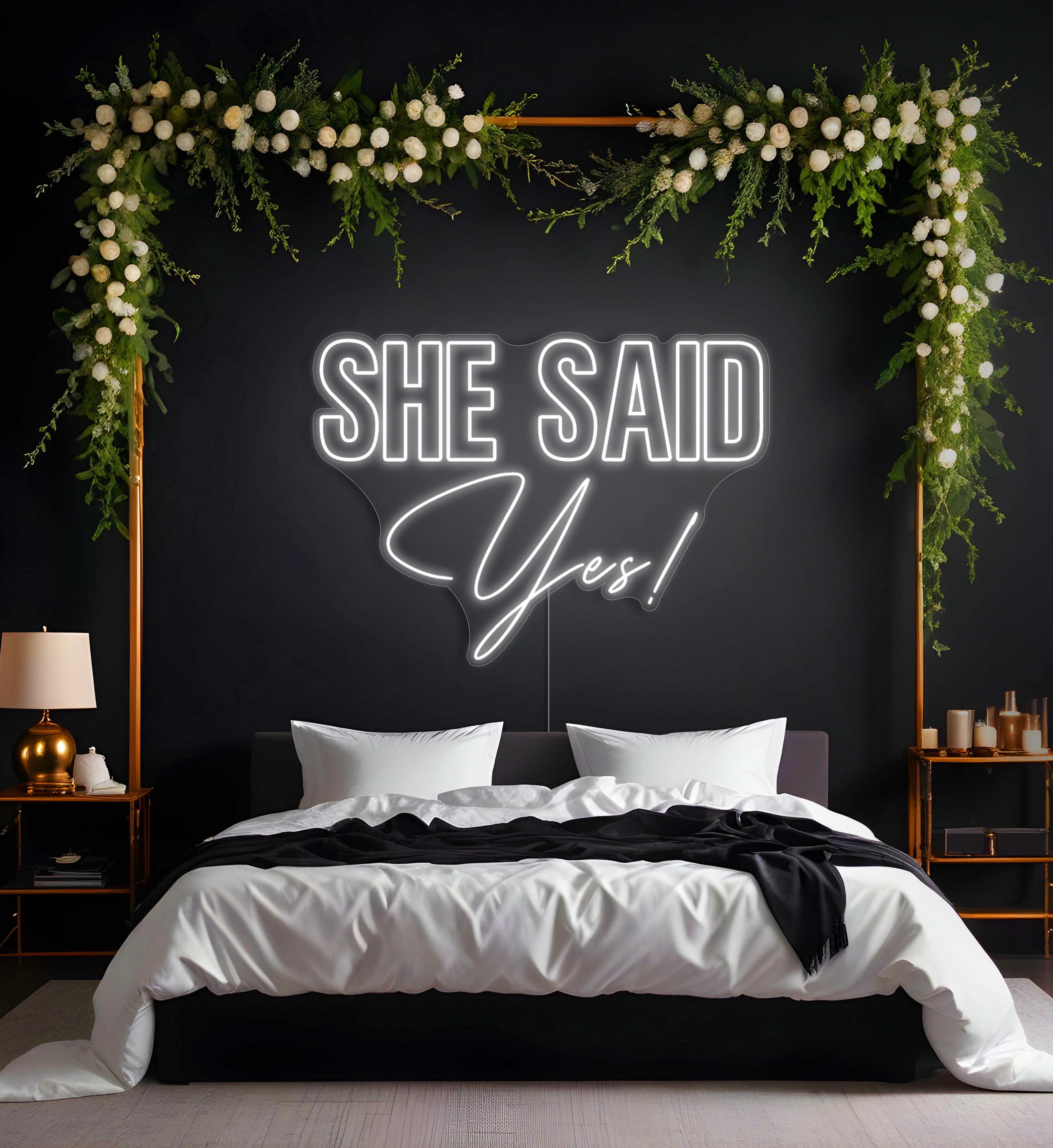 She Said Yes! LED Neon Sign