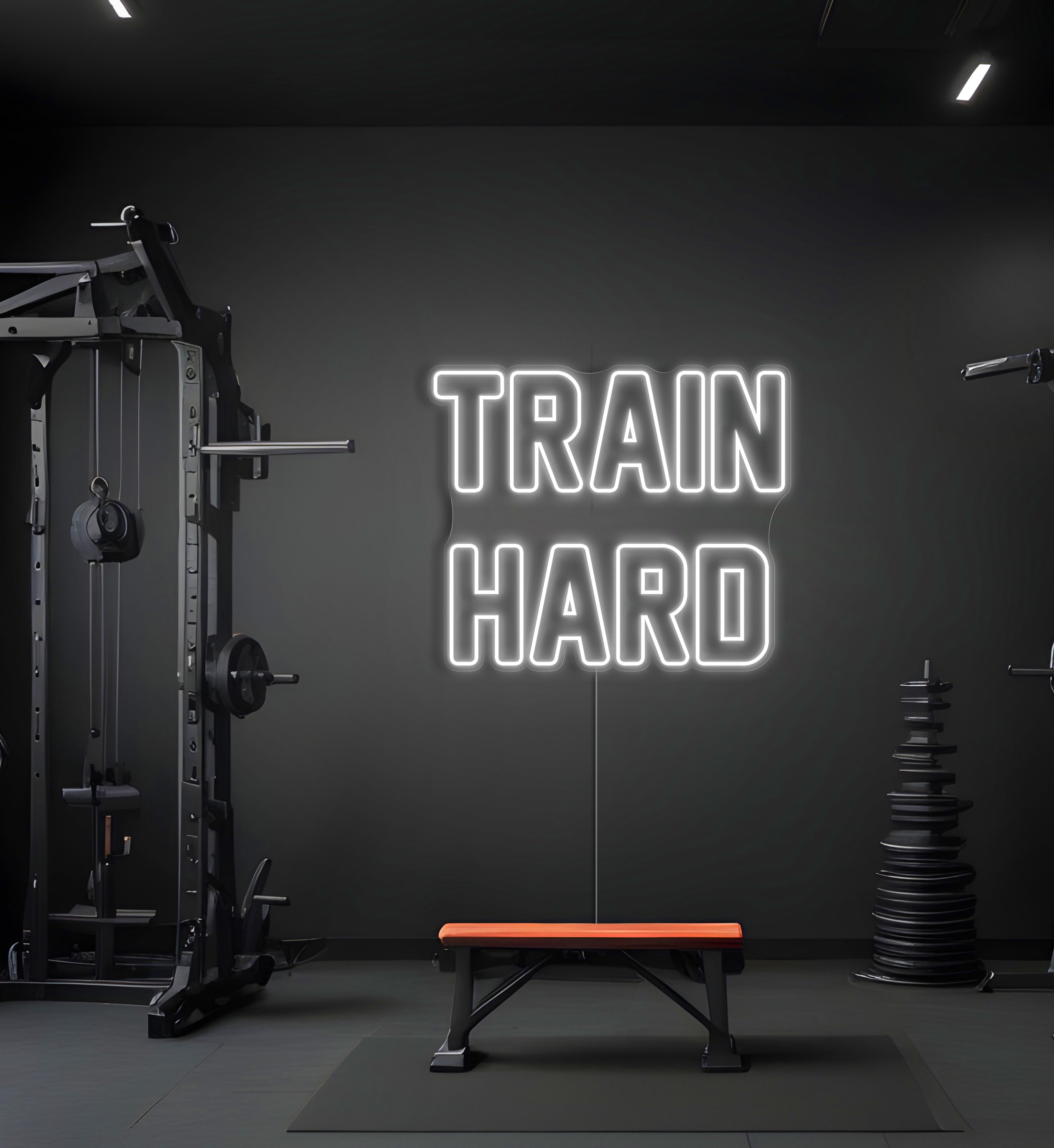 Train Hard LED Neon Sign