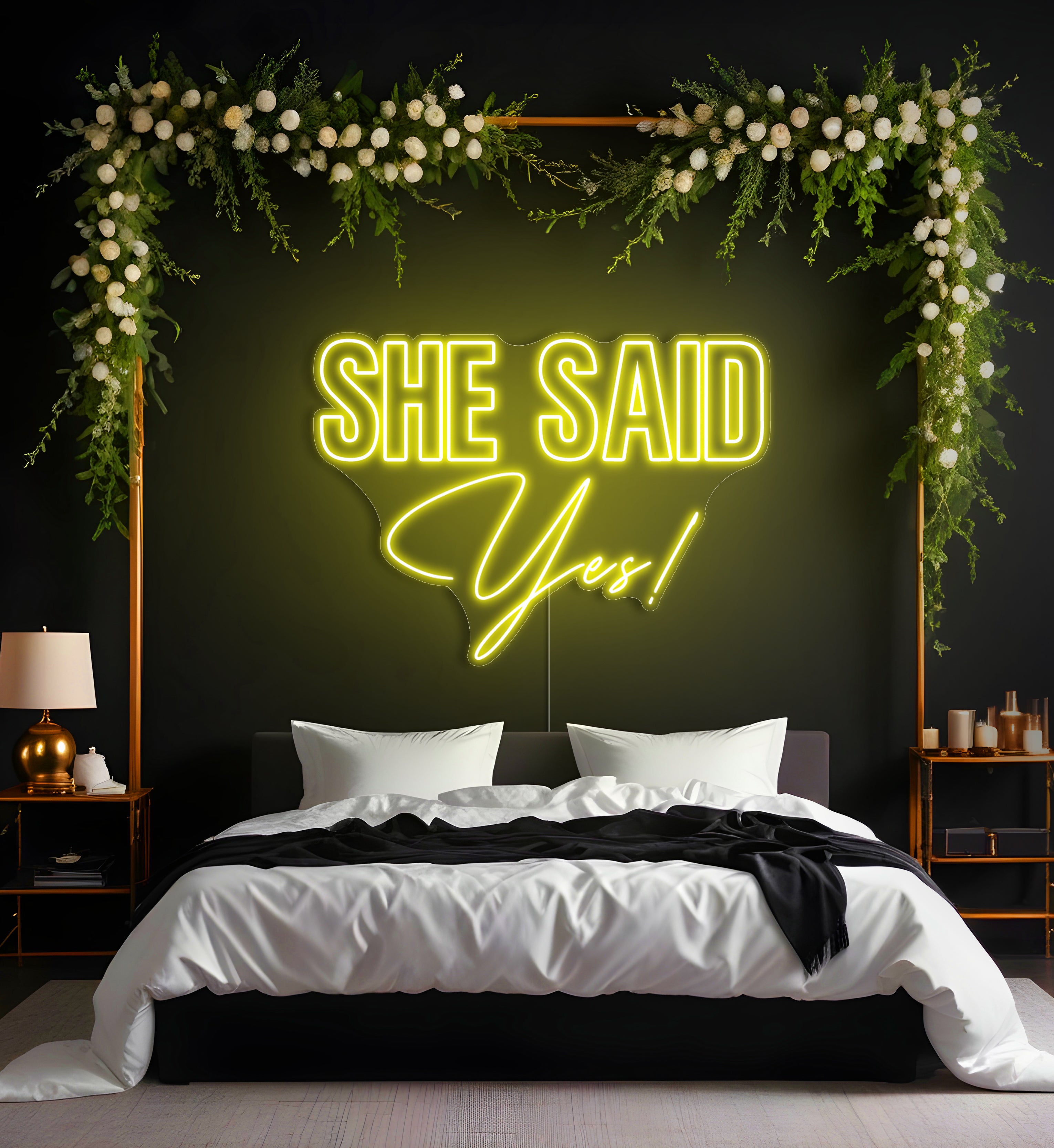 She Said Yes! LED Neon Sign