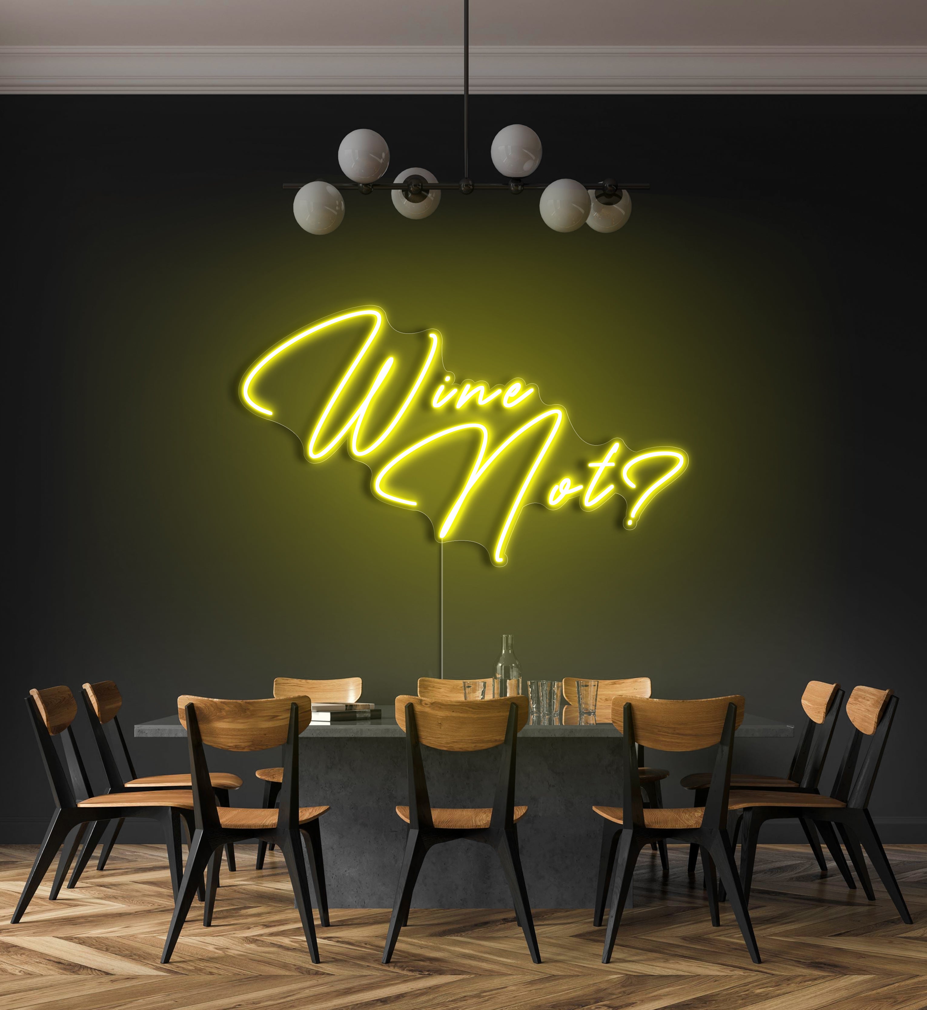 Wine Not? LED Neon Sign