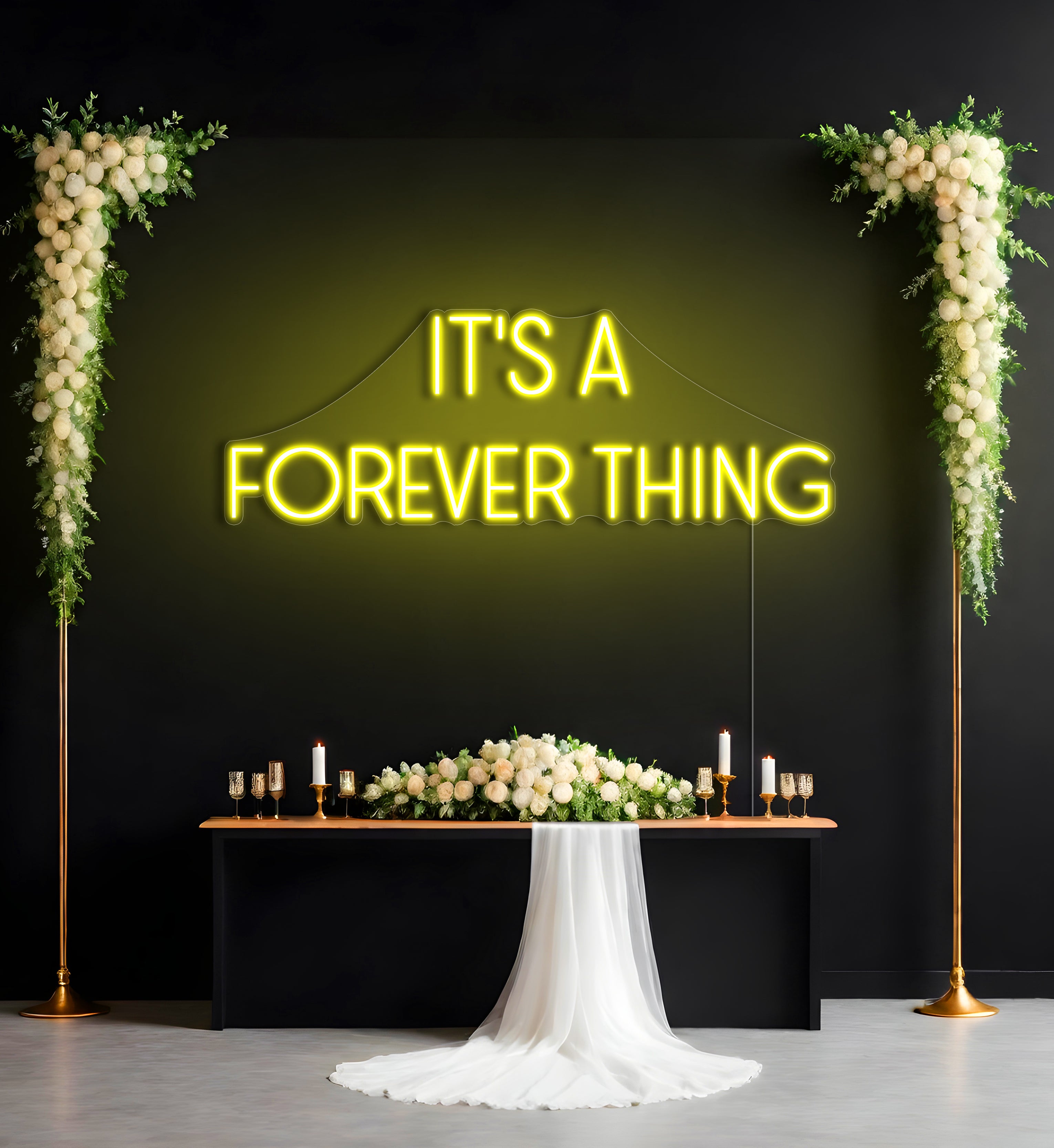 It's A Forever Thing LED Neon Sign