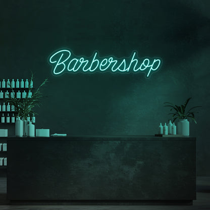 Signature Barbershop LED Neon Sign