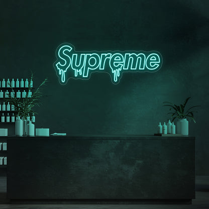 Drip Supreme LED Neon Sign