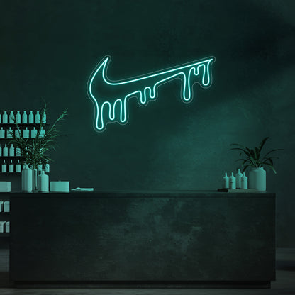 Drip Swoosh LED Neon Sign