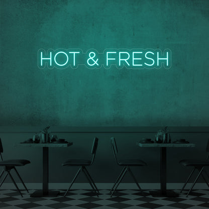Hot & Fresh LED Neon Sign