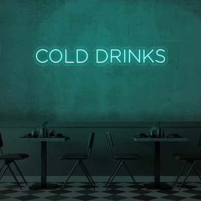 Cold Drinks LED Neon Sign