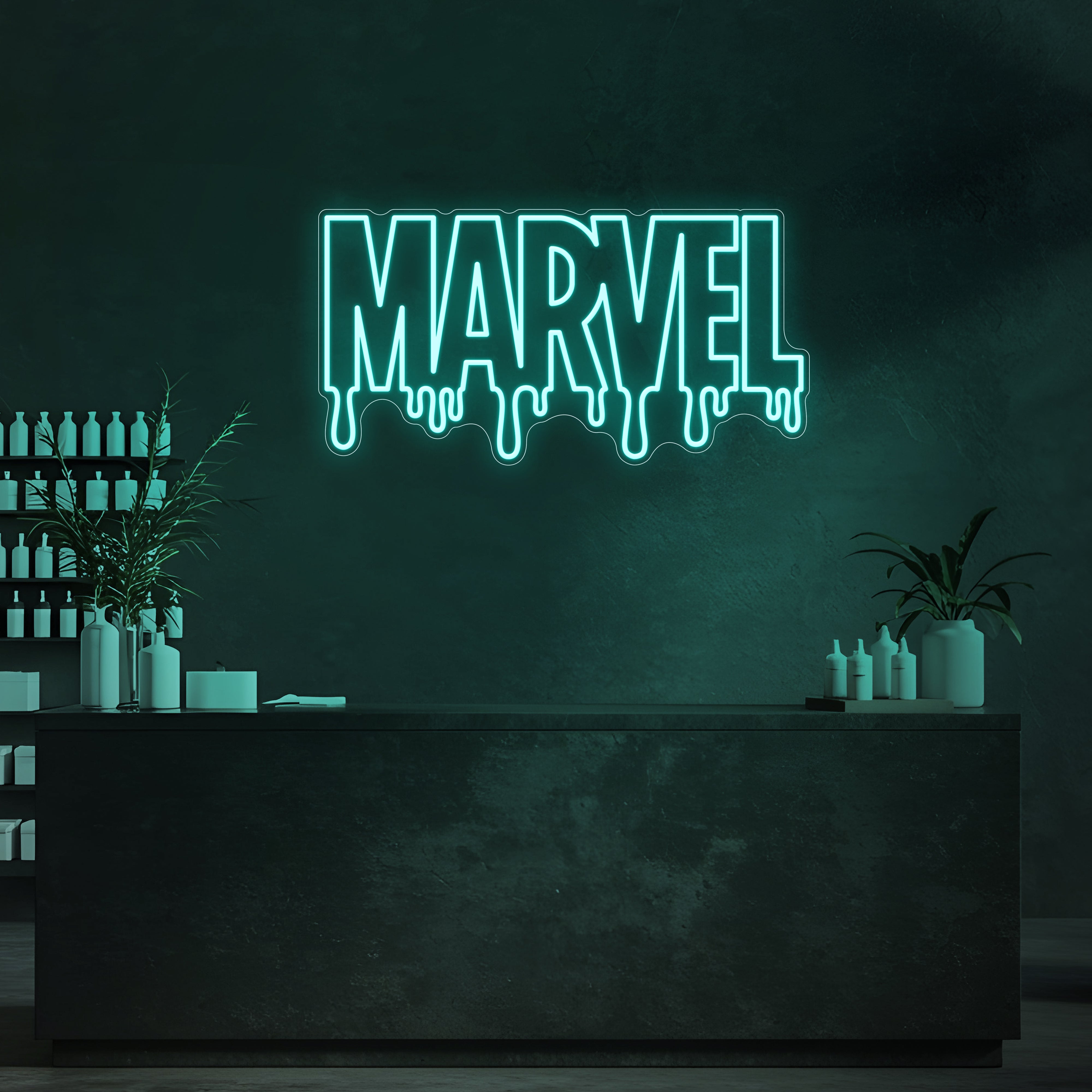 Drip Marvel LED Neon Sign