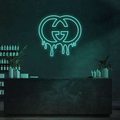 Drip GG LED Neon Sign