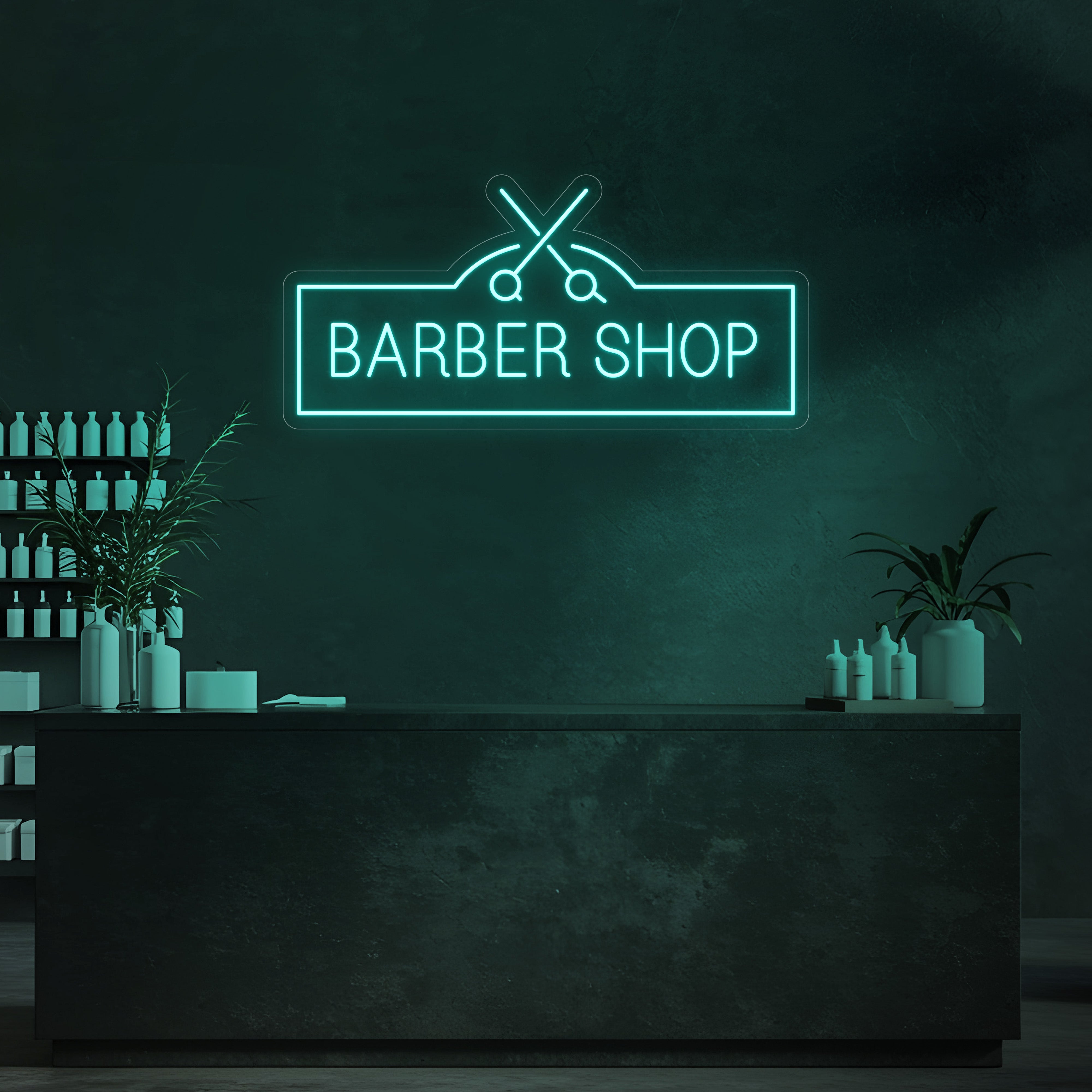 Barber Shop LED Neon Sign