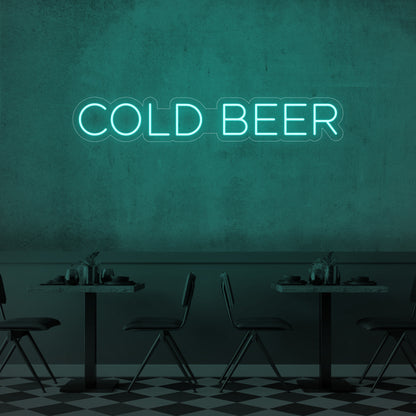 Cold Beer LED Neon Sign