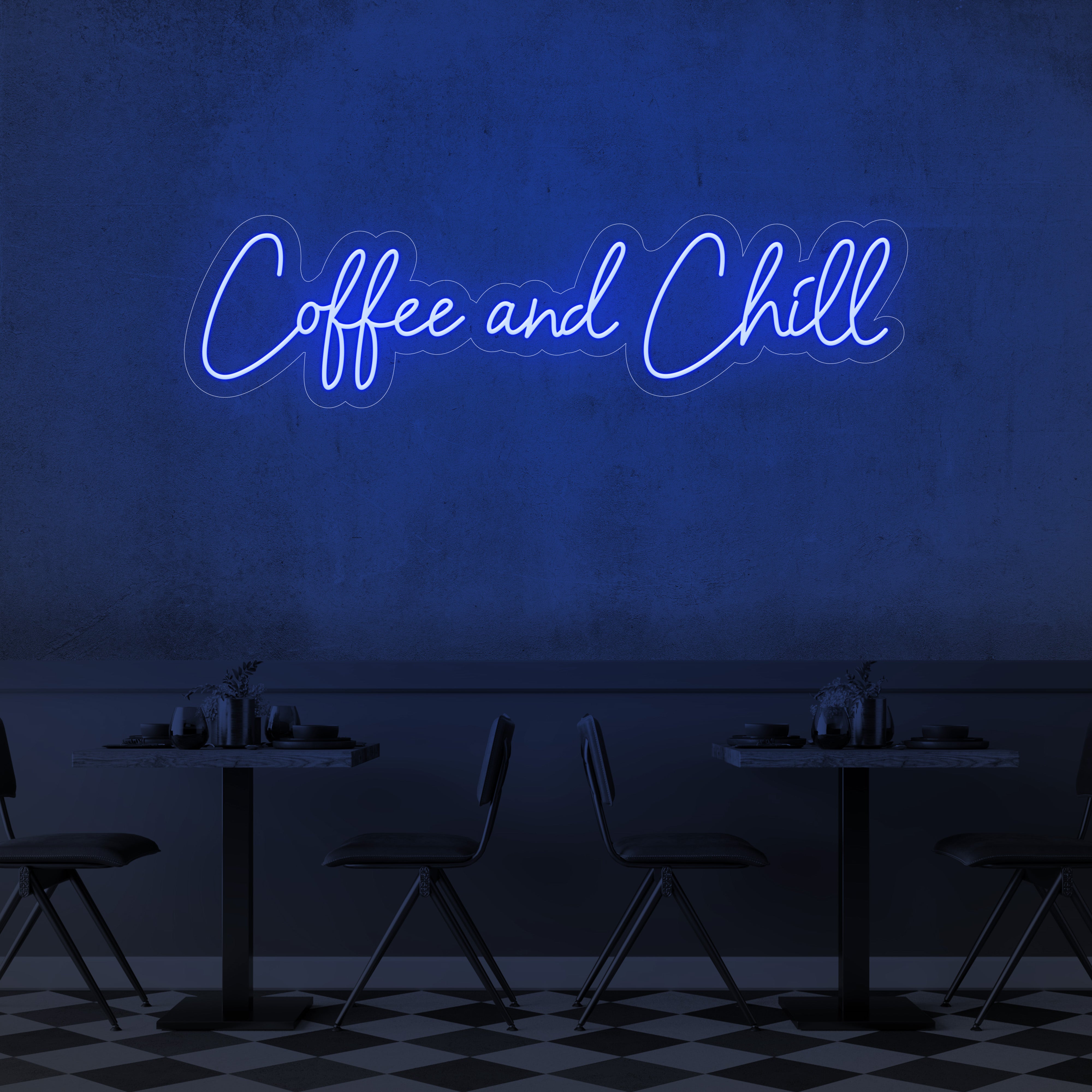 Coffee and Chill LED Neon Sign