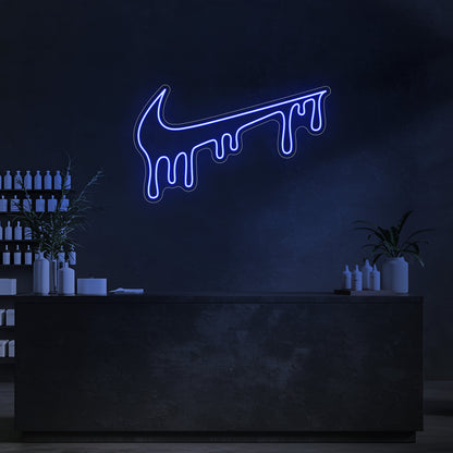 Drip Swoosh LED Neon Sign