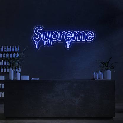 Drip Supreme LED Neon Sign