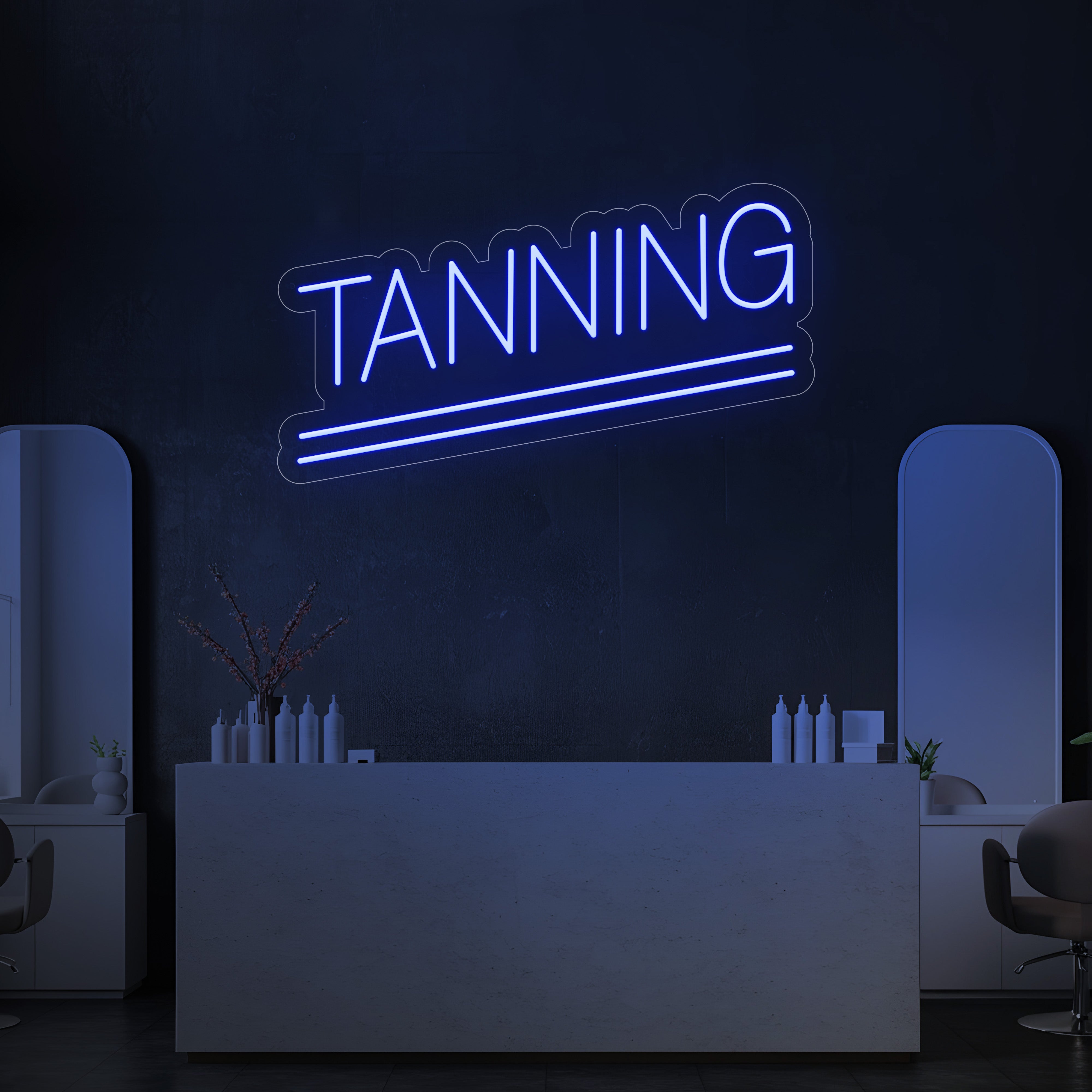 Tanning LED Neon Sign