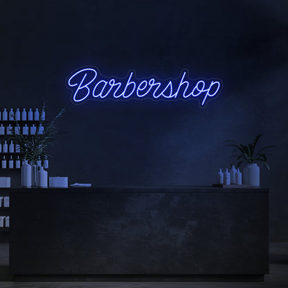 Signature Barbershop LED Neon Sign