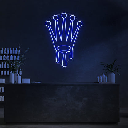 Drip Crown LED Neon Sign