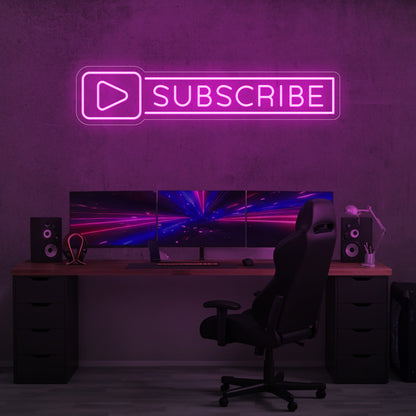SUBSCRIBE LED Neon Sign
