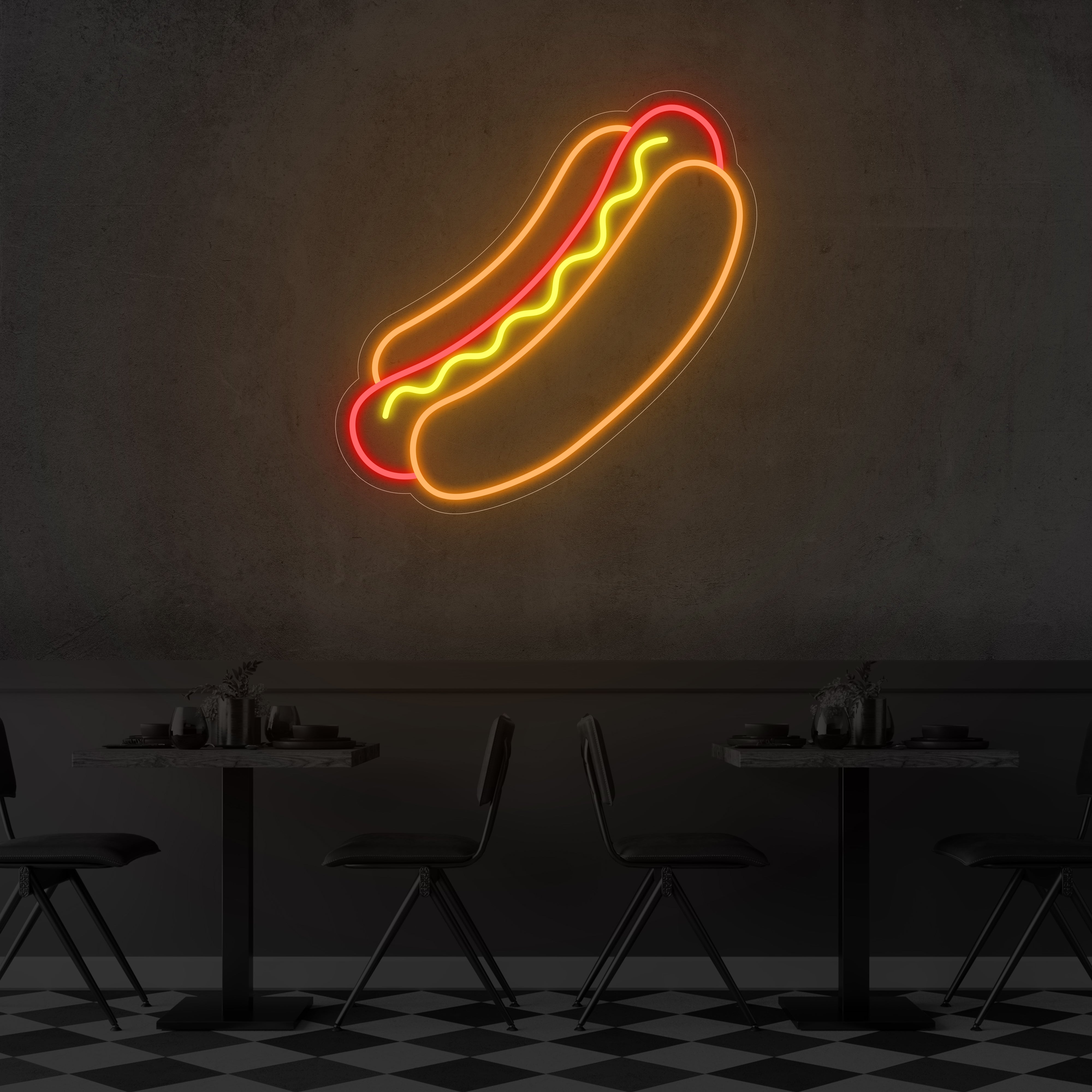 Hotdog LED Neon Sign