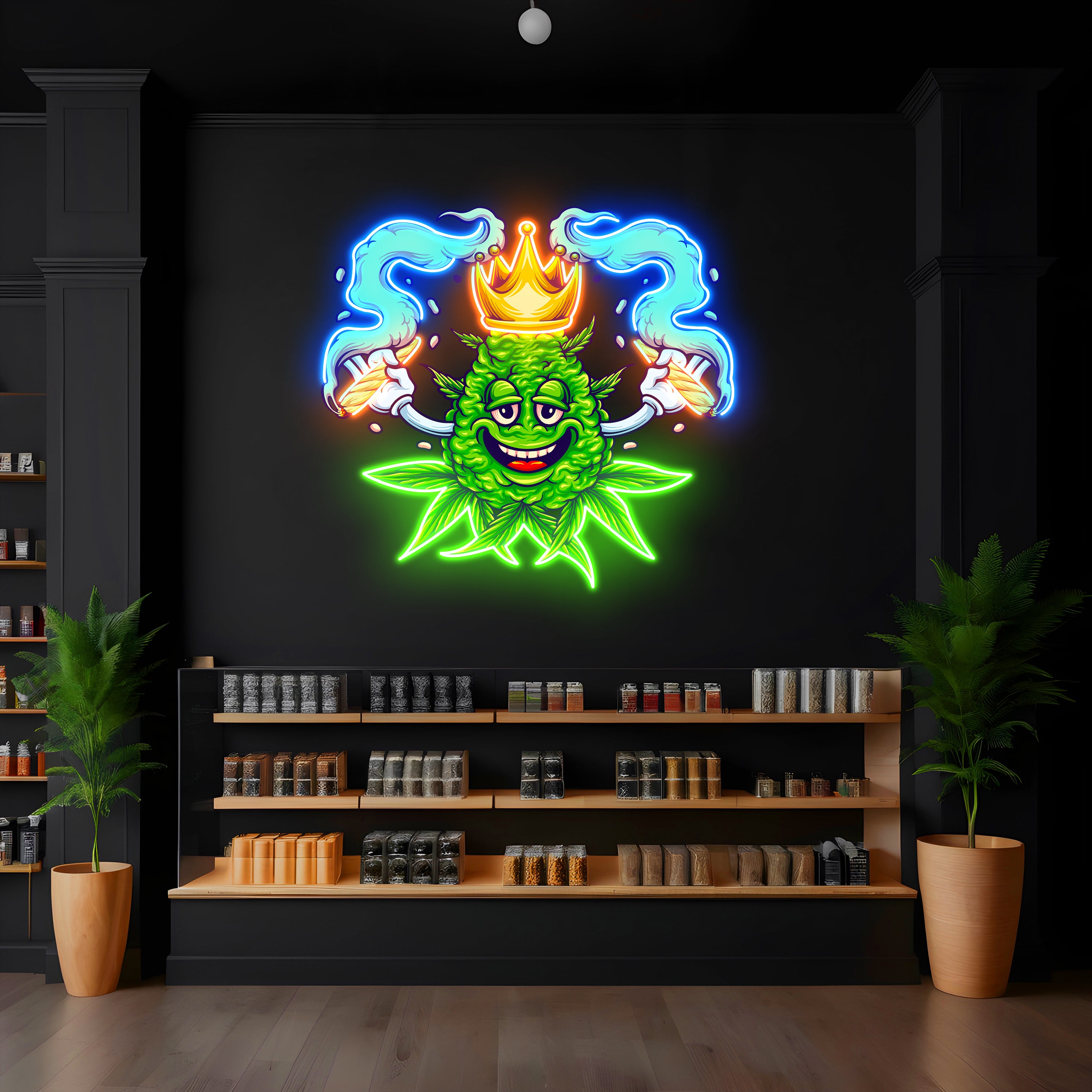 King Budz LED Neon Pop Art