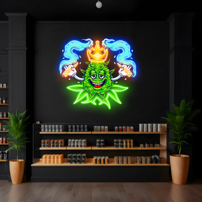 King Budz LED Neon Pop Art